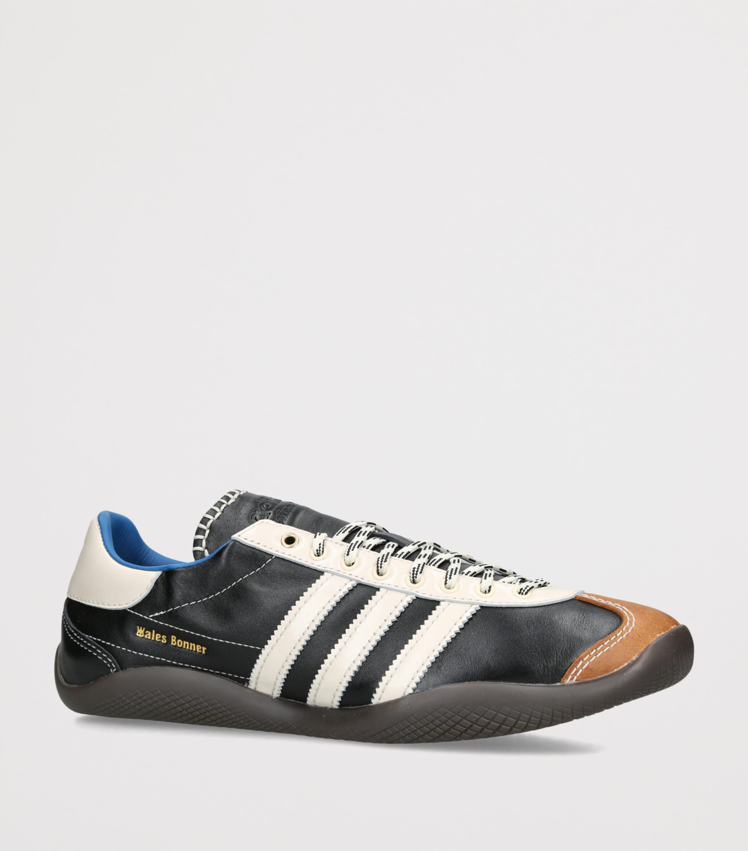 adidas x Wales Bonner Leather Karintha Sneakers Black/comb Image 3