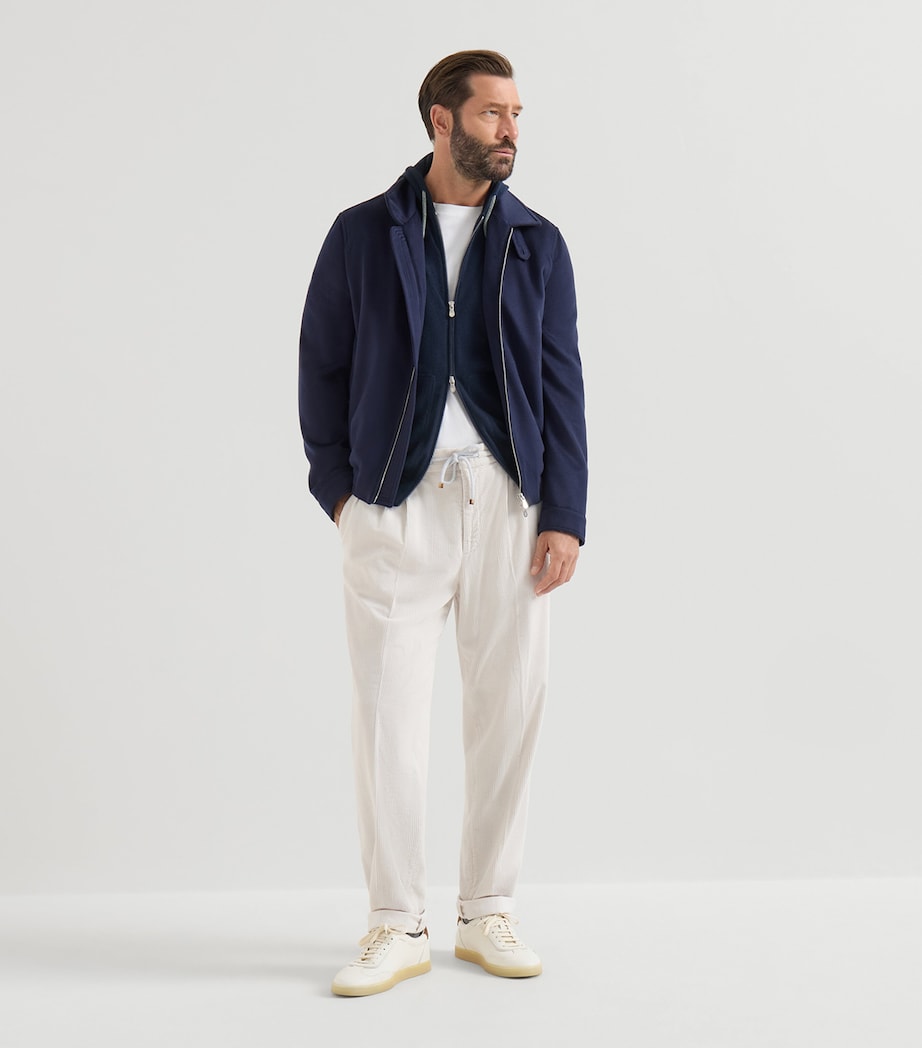 Brunello Cucinelli Mens Cashmere Hooded Cardigan Image 2
