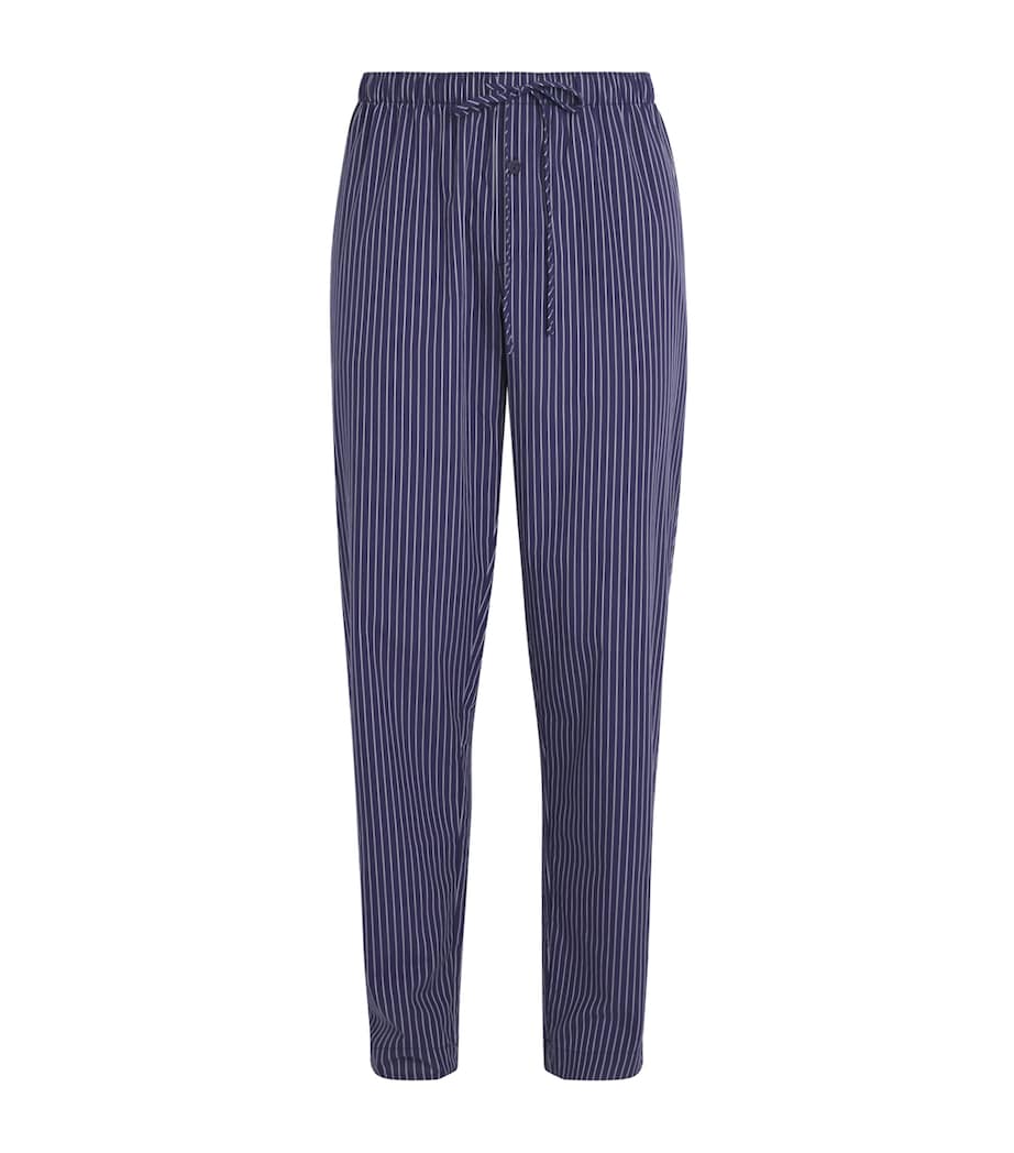 Cotton Night & Day Lounge Trousers 3040 FINE STRIPE Image 1