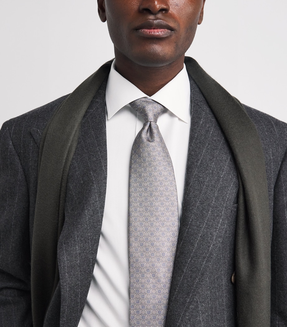 Cotton Dobby Contemporary Fit Shirt 0WHITE Image 6