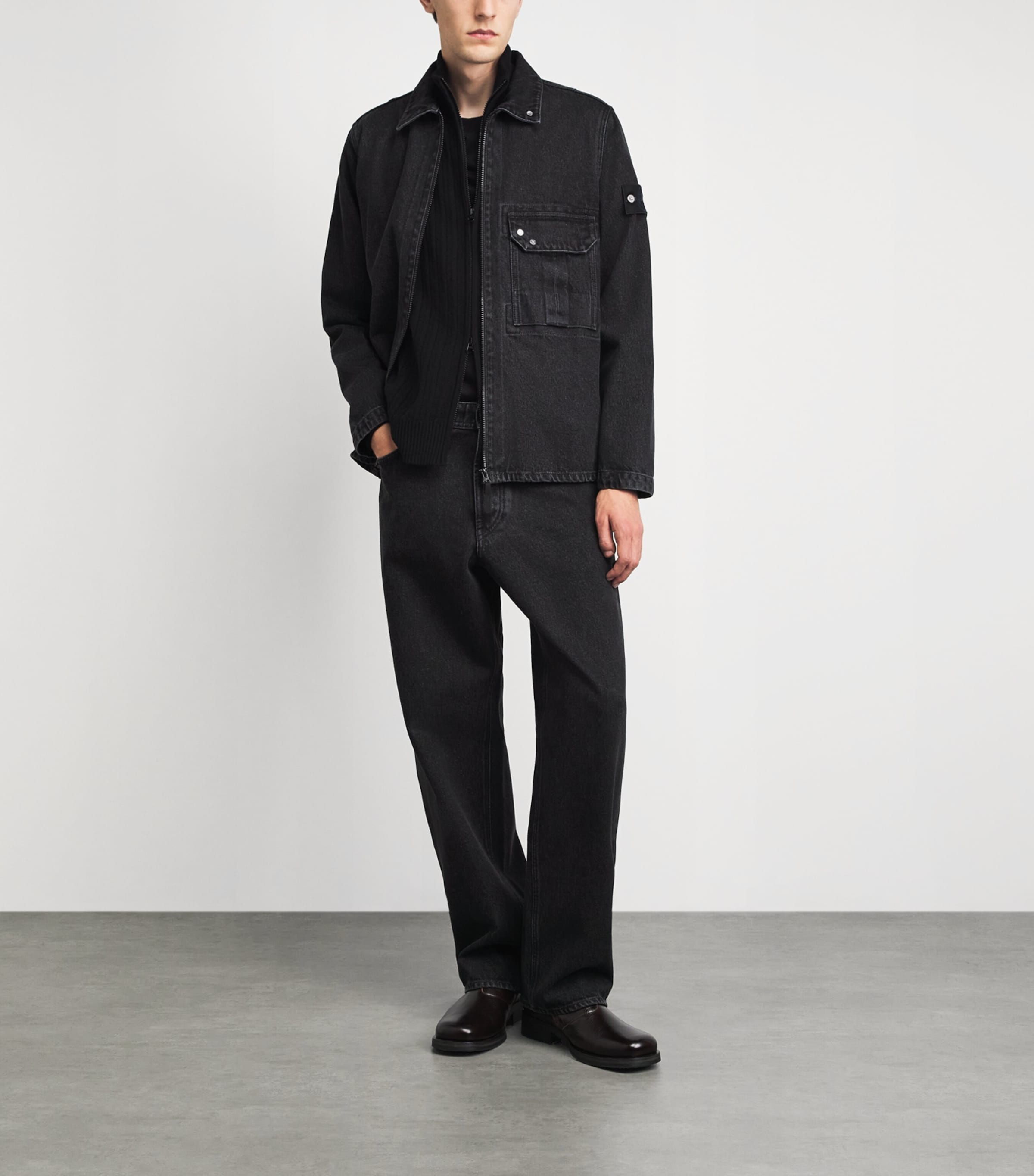 Stone Island Mens Straight Jeans Image 2