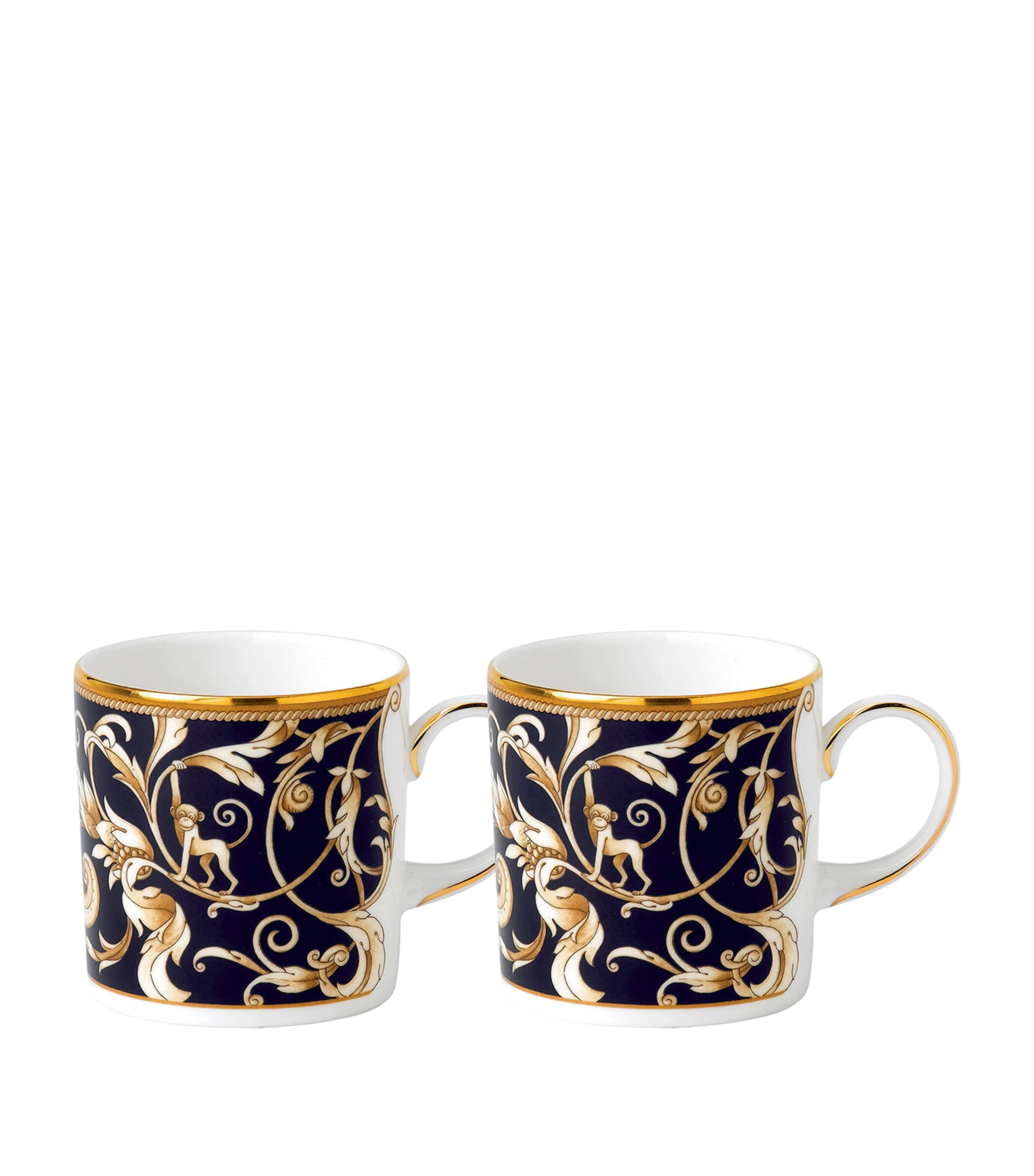 Wedgwood Cornucopia Mugs In Blue