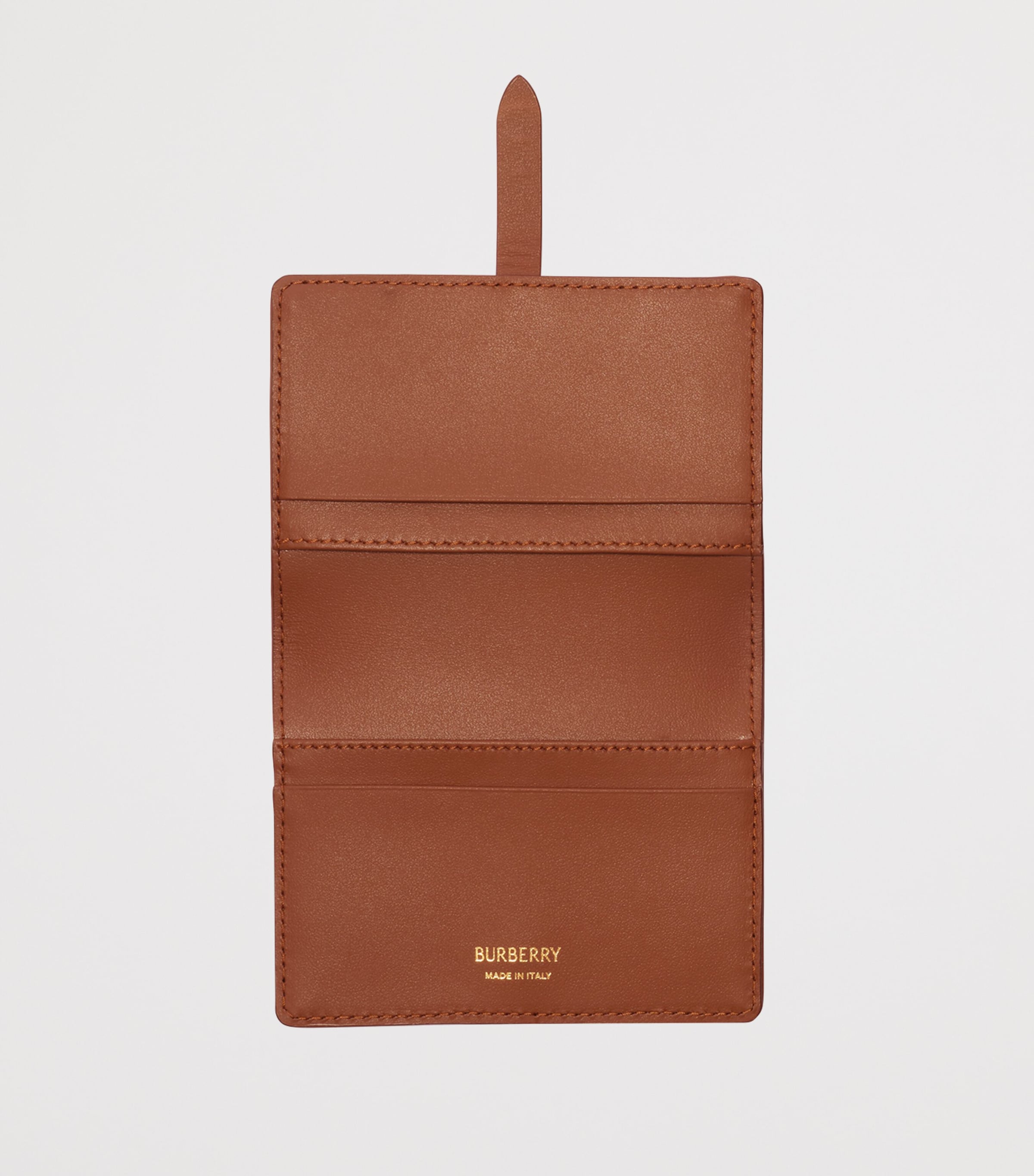Burberry Check Folded Card Case Archive Beige Image 2