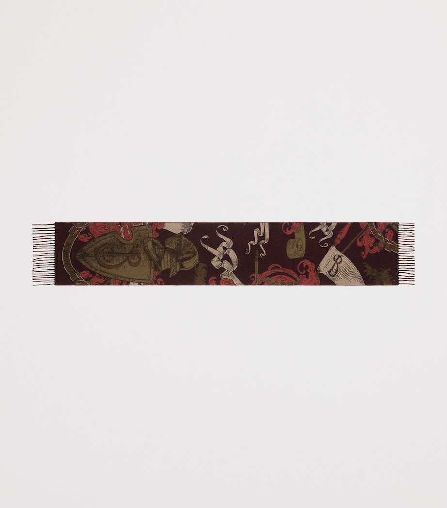 Cashmere EKD Scarf OXBLOOD RED Image 2