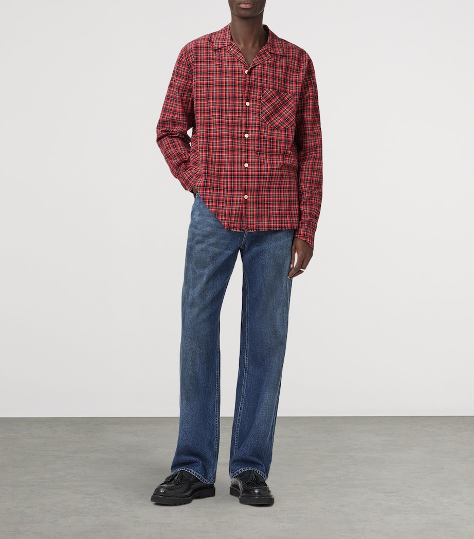 Check Felix Shirt CLARET RED Image 2