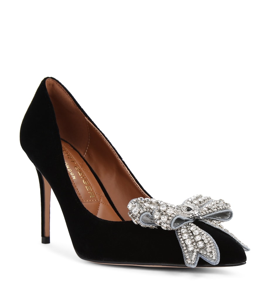 Belgravia Bow Pumps BLACK Image 3