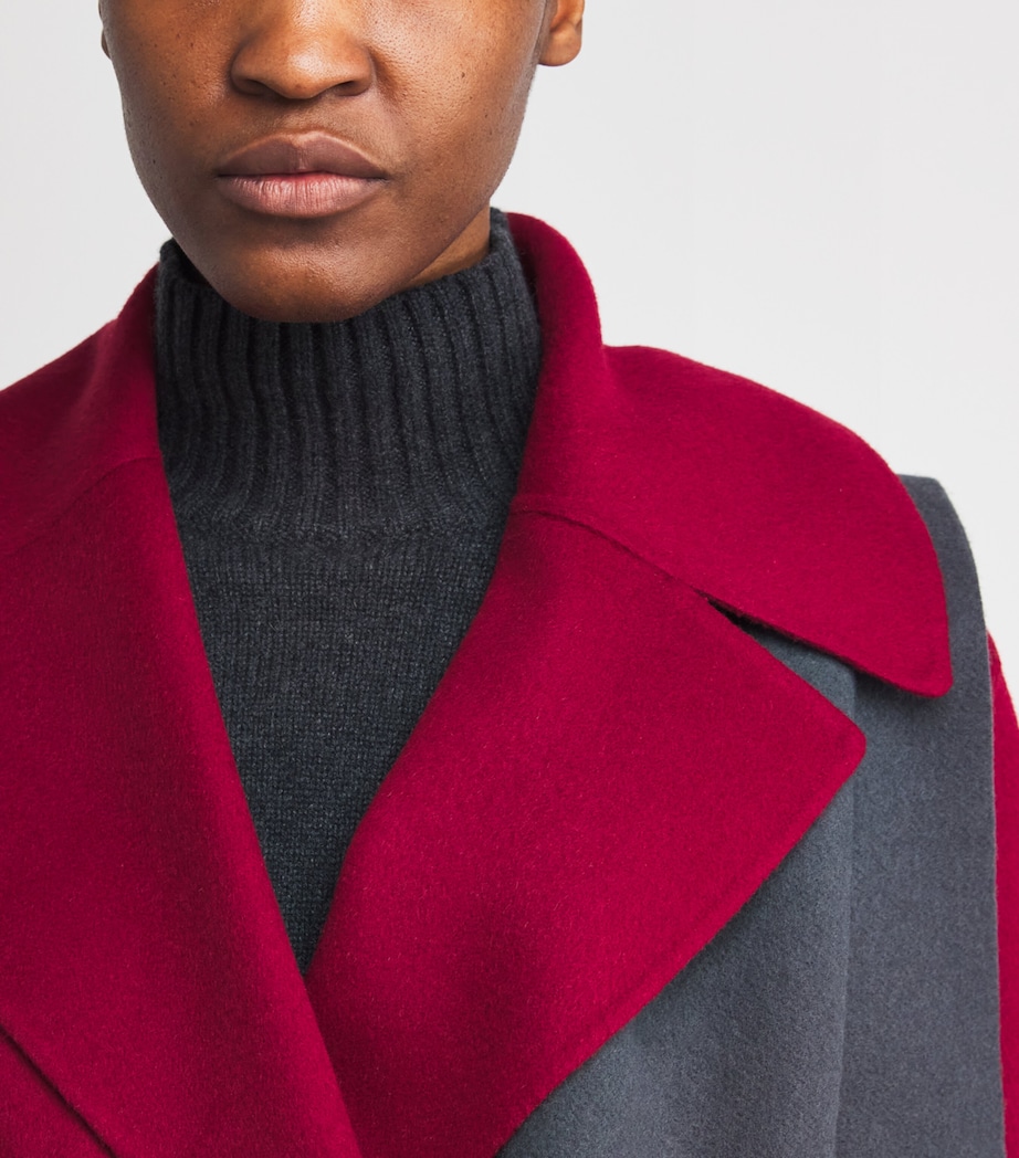 Wool-Cashmere Delano Coat RUBY Image 6