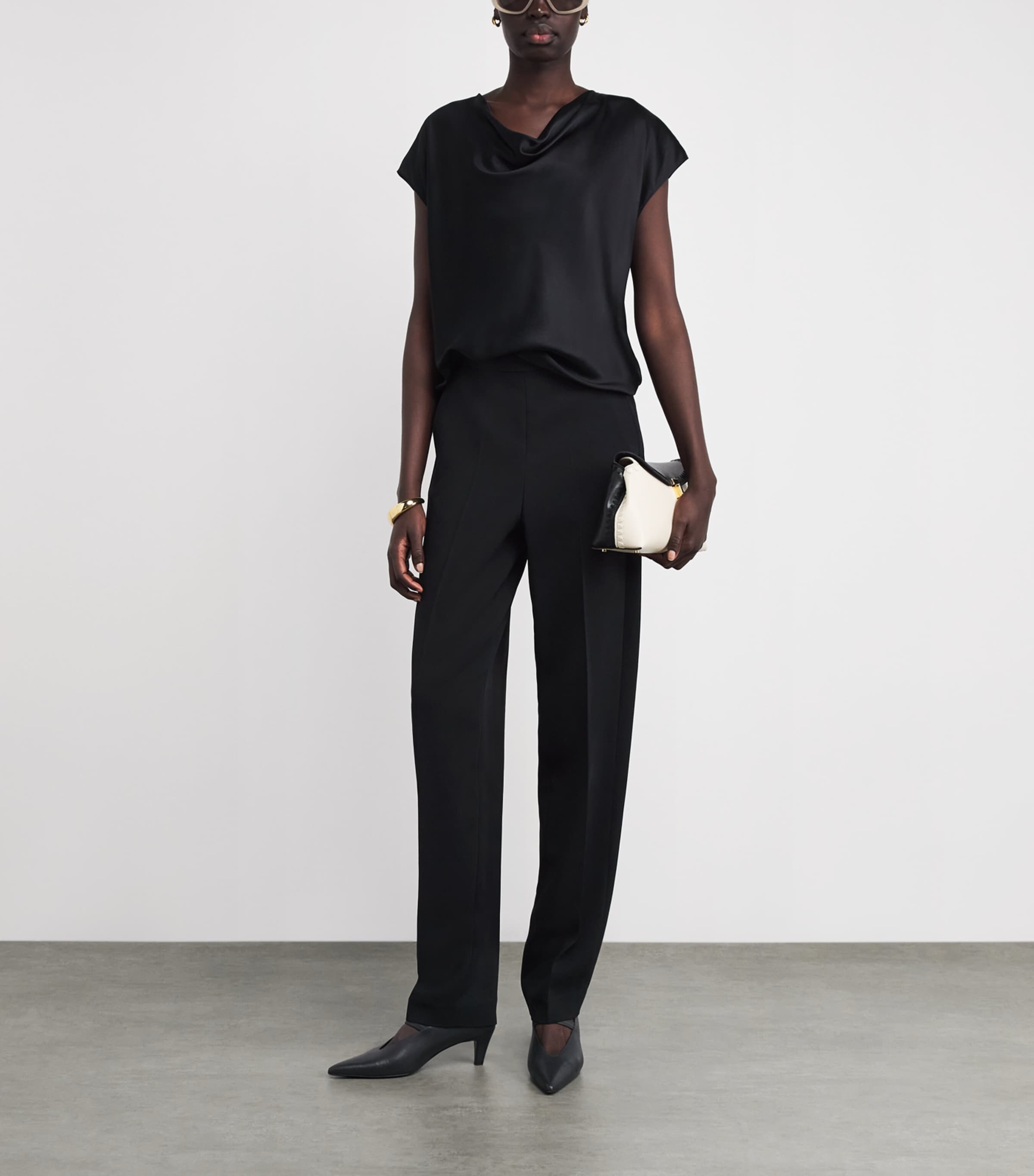 Cady Pat Comfort Trousers BLACK Image 2