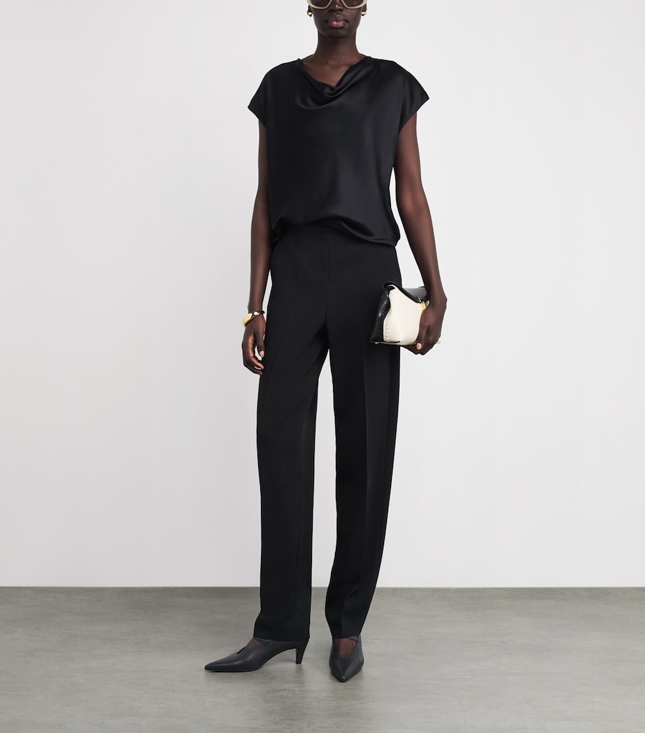 Cady Pat Comfort Trousers BLACK Image 2