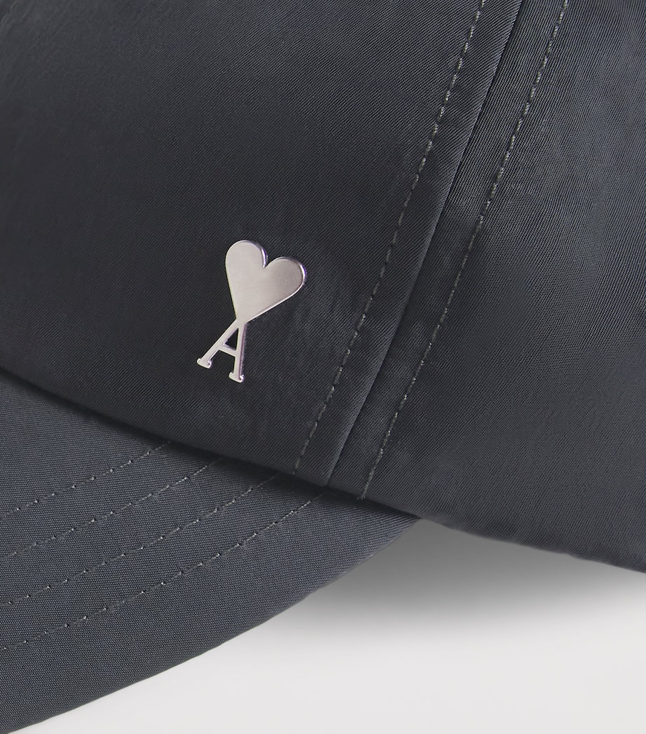 Nylon Logo Cap 020 - ANTHRACITE Image 4
