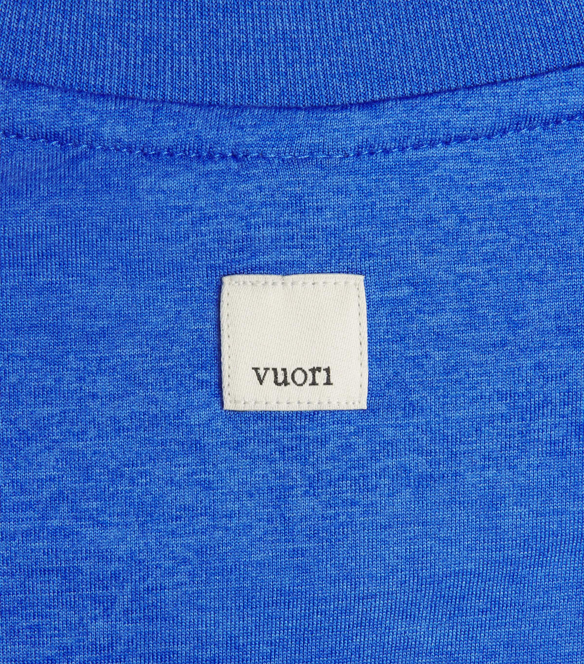 VUORI Womens Energy T-Shirt Electric Blue Heathr Image 6