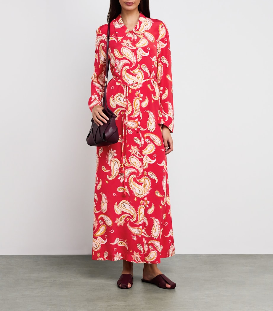 Silk Jimi Maxi Dress JIMI RED Image 2