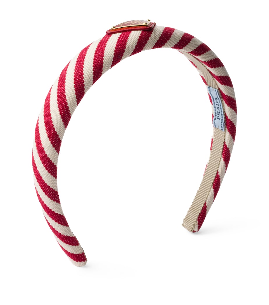 Prada Cotton Stripe Headband Image 1