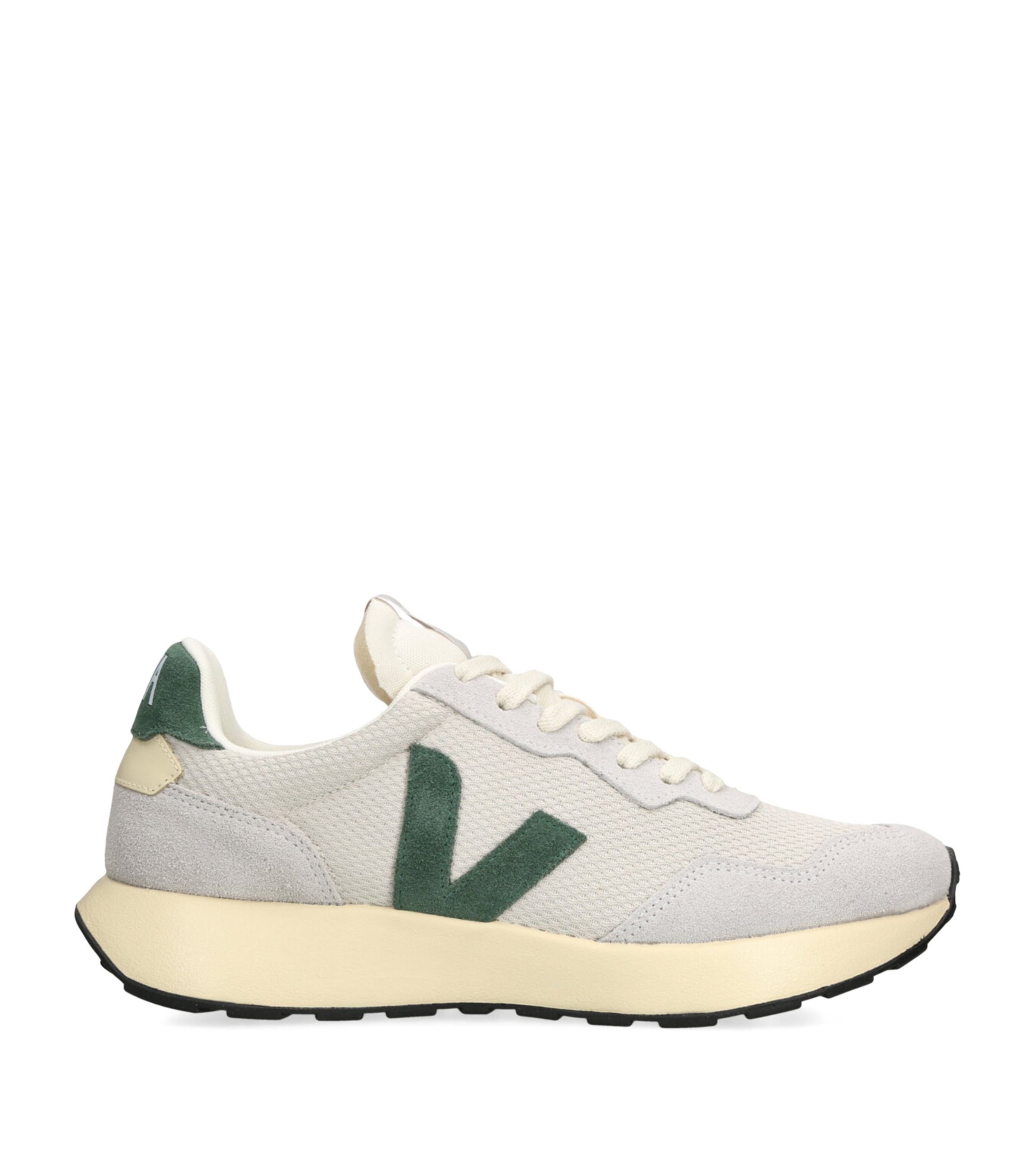 Veja Paulistana Alveomesh Lace Up Trainers Grey In Grey