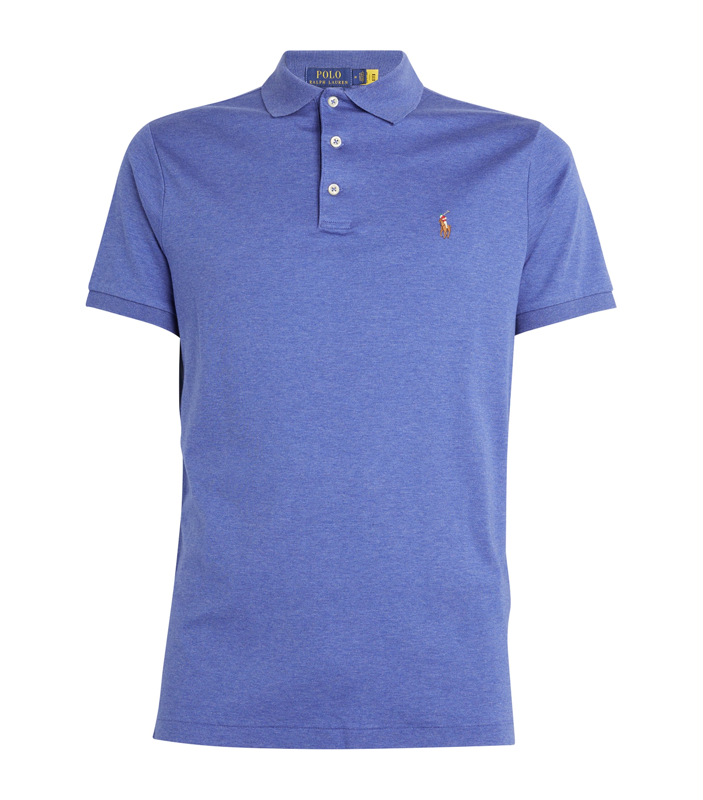 Shop Polo Ralph Lauren Pima Cotton Polo Shirt In Navy