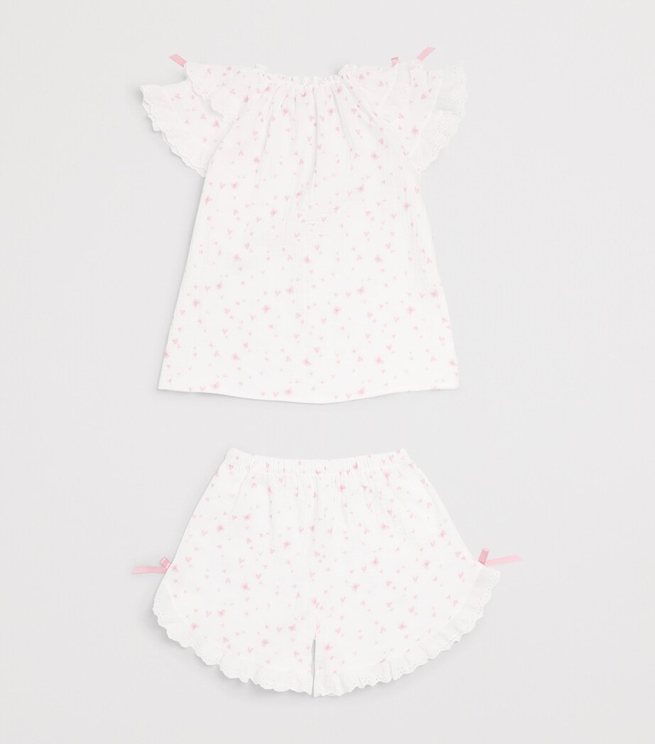 Cotton Eliana Pyjamas (2-14 Years) PINK HEARTS Image 2