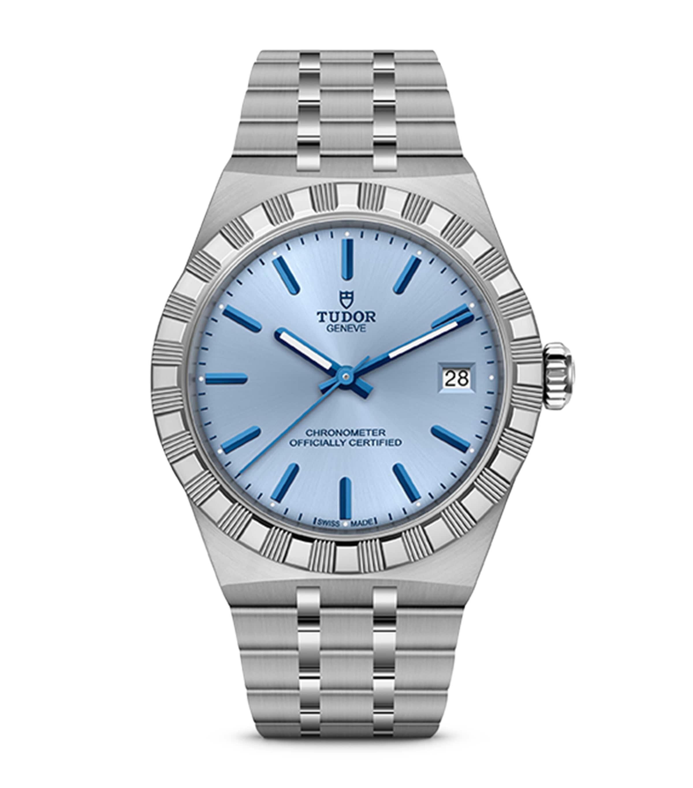TUDOR Royal Stainless Steel Watch 36mm Blue Image 1