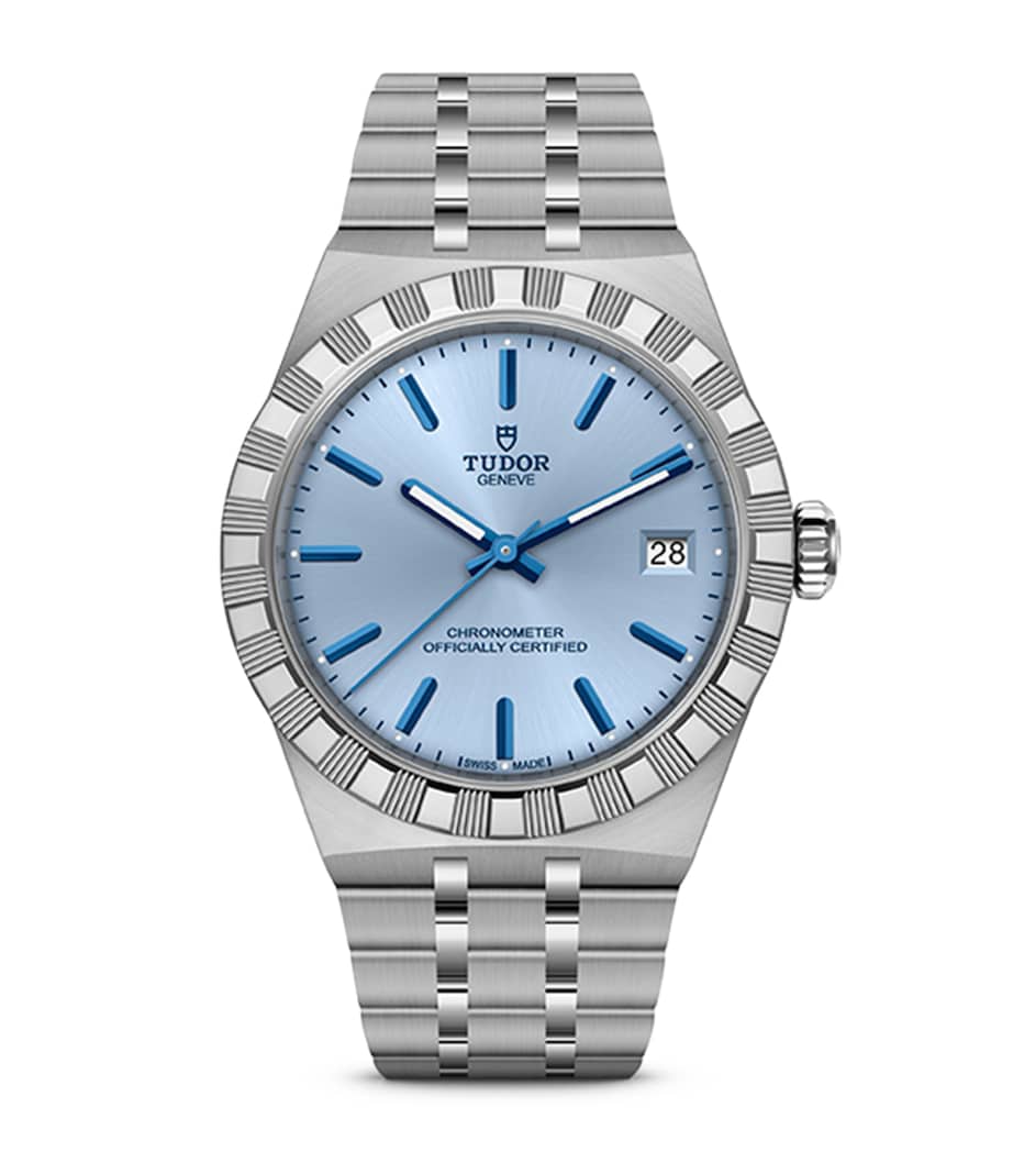 TUDOR Royal Stainless Steel Watch 36mm Blue Image 1