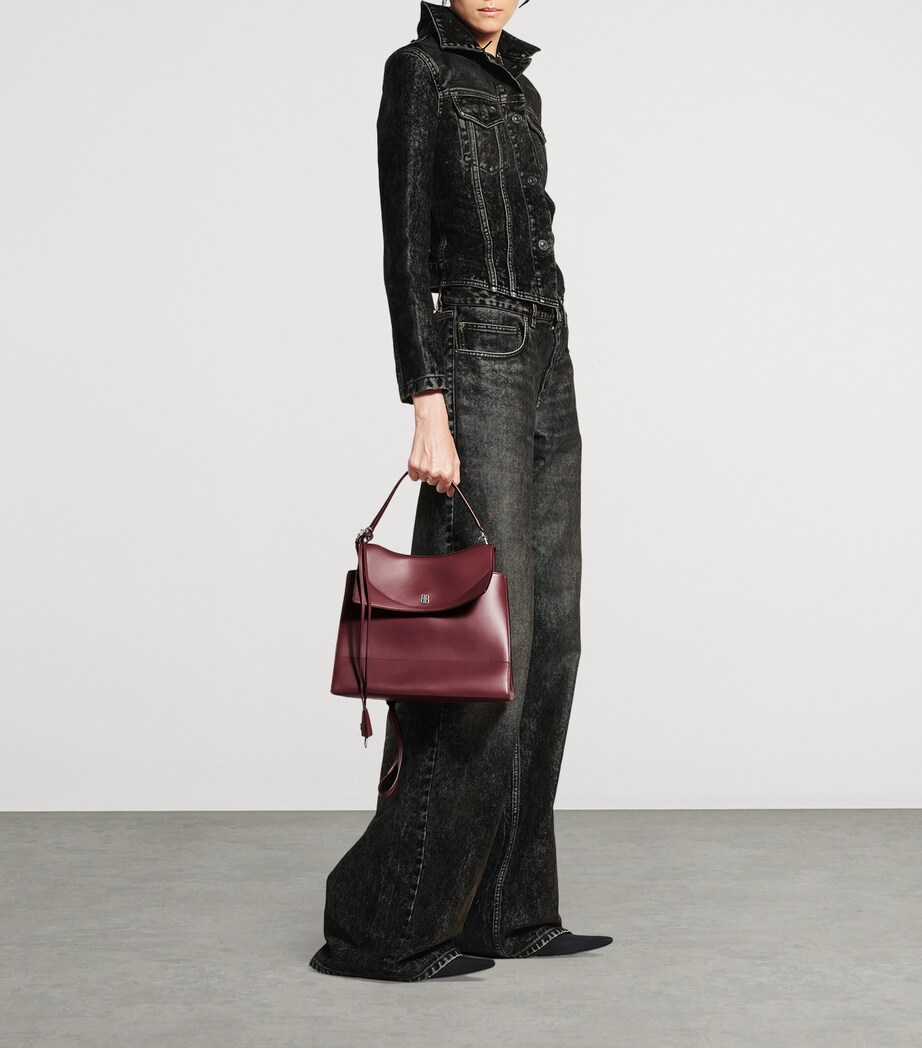 Leather Nano Top Handle Bag 6036 Image 5