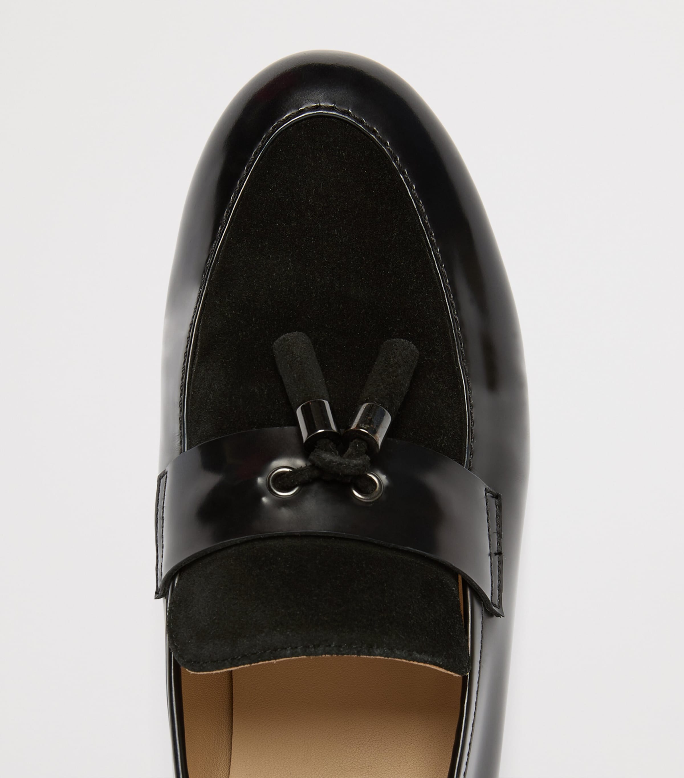 Marina Rinaldi Leather-Suede Moccasins Black Image 4
