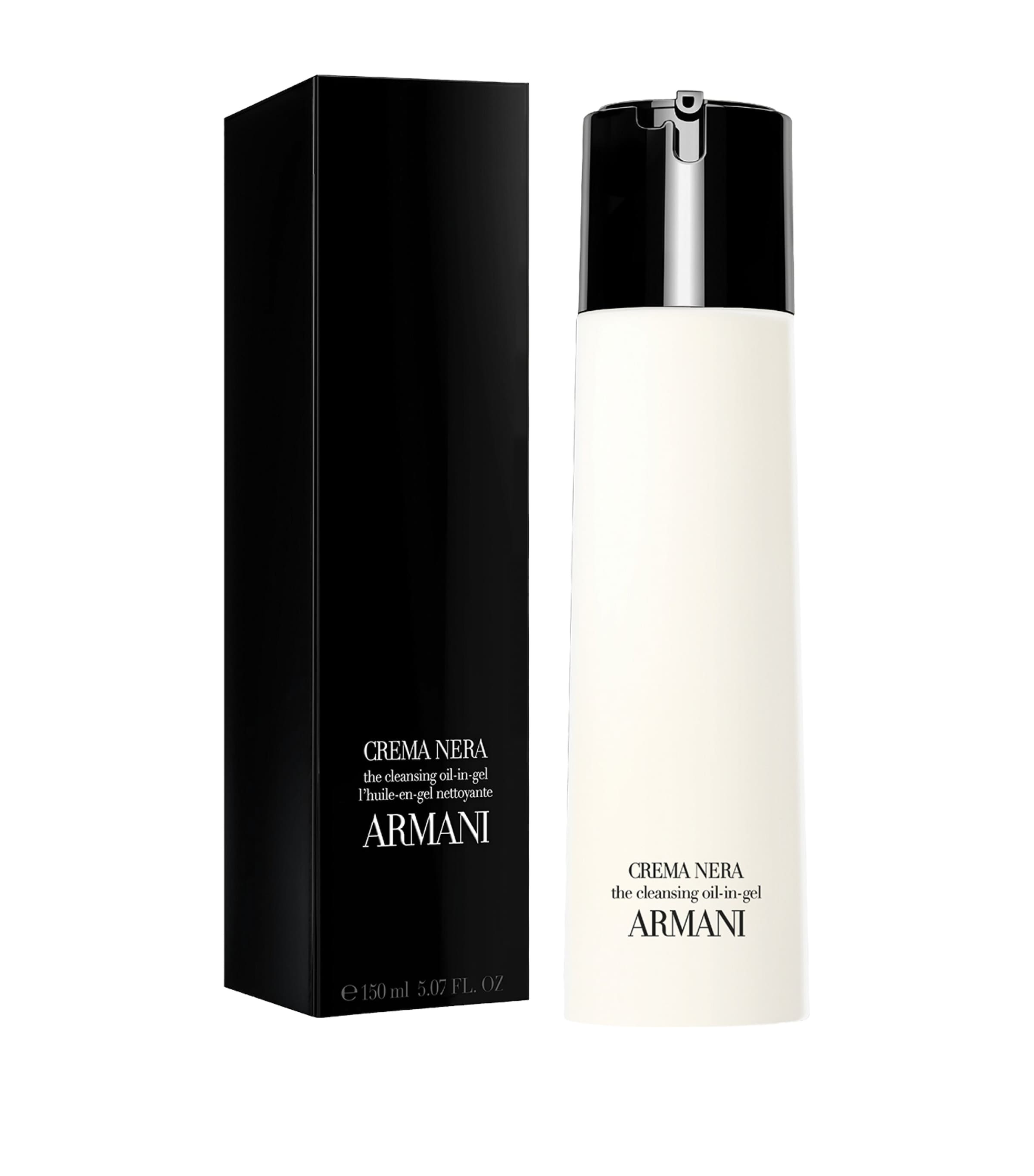 Armani Crema Nera Cleanser Oil Gel (150ml) | Skincare | Cleansers | Cleansing Oils & Balms | Designers | Armani Armani Crema Nera Cleanser Oil Gel (150ml) | Skincare | Cleansers | Cleansing Oils & Balms | Designers | Armani
