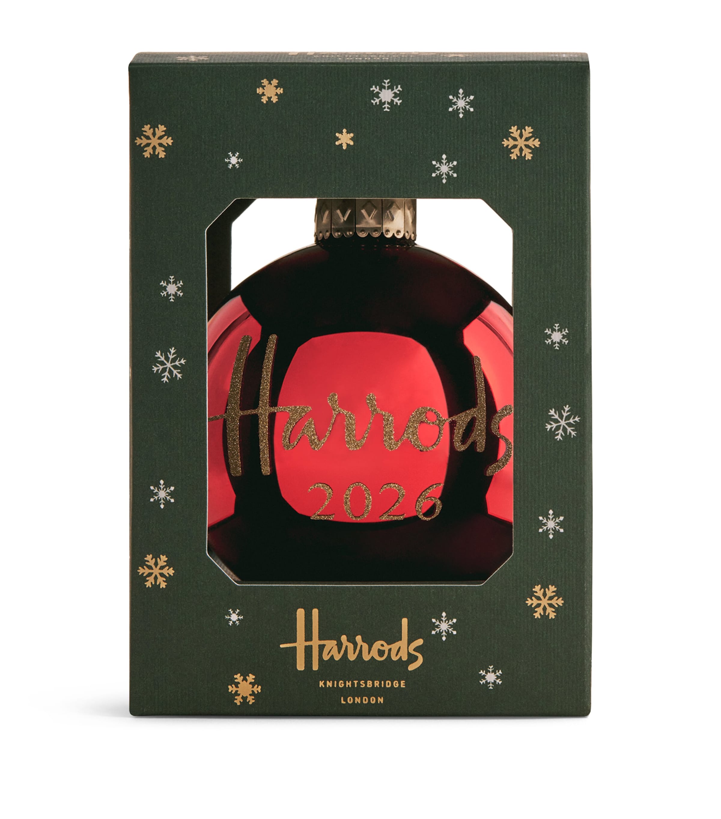 Harrods 2026 Year Bauble Red Image 3