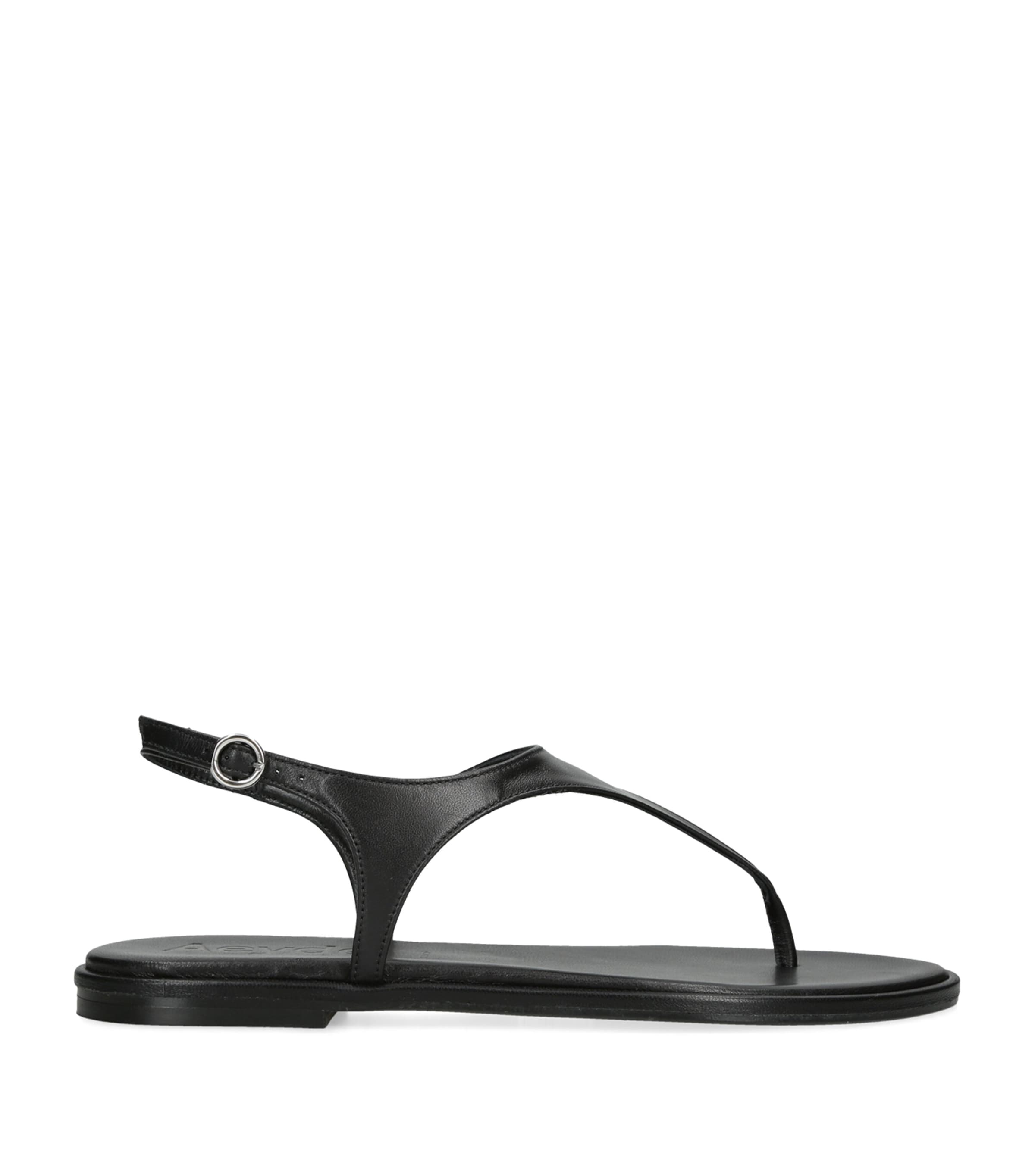 aeyde Leather Raine Sandals Black Image 1