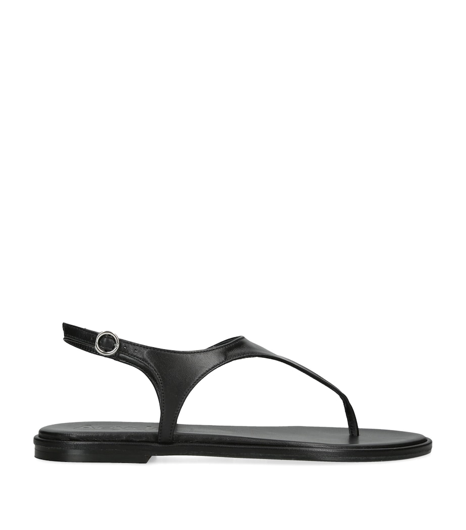 aeyde Leather Raine Sandals Black Image 1