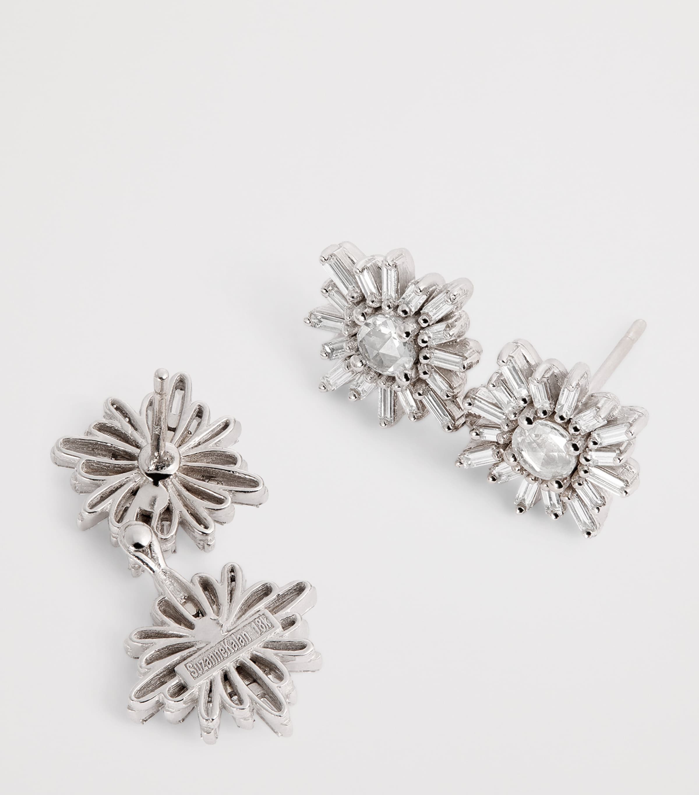 Suzanne Kalan White Gold and Diamond Doublet Earrings Wg/wd Image 5