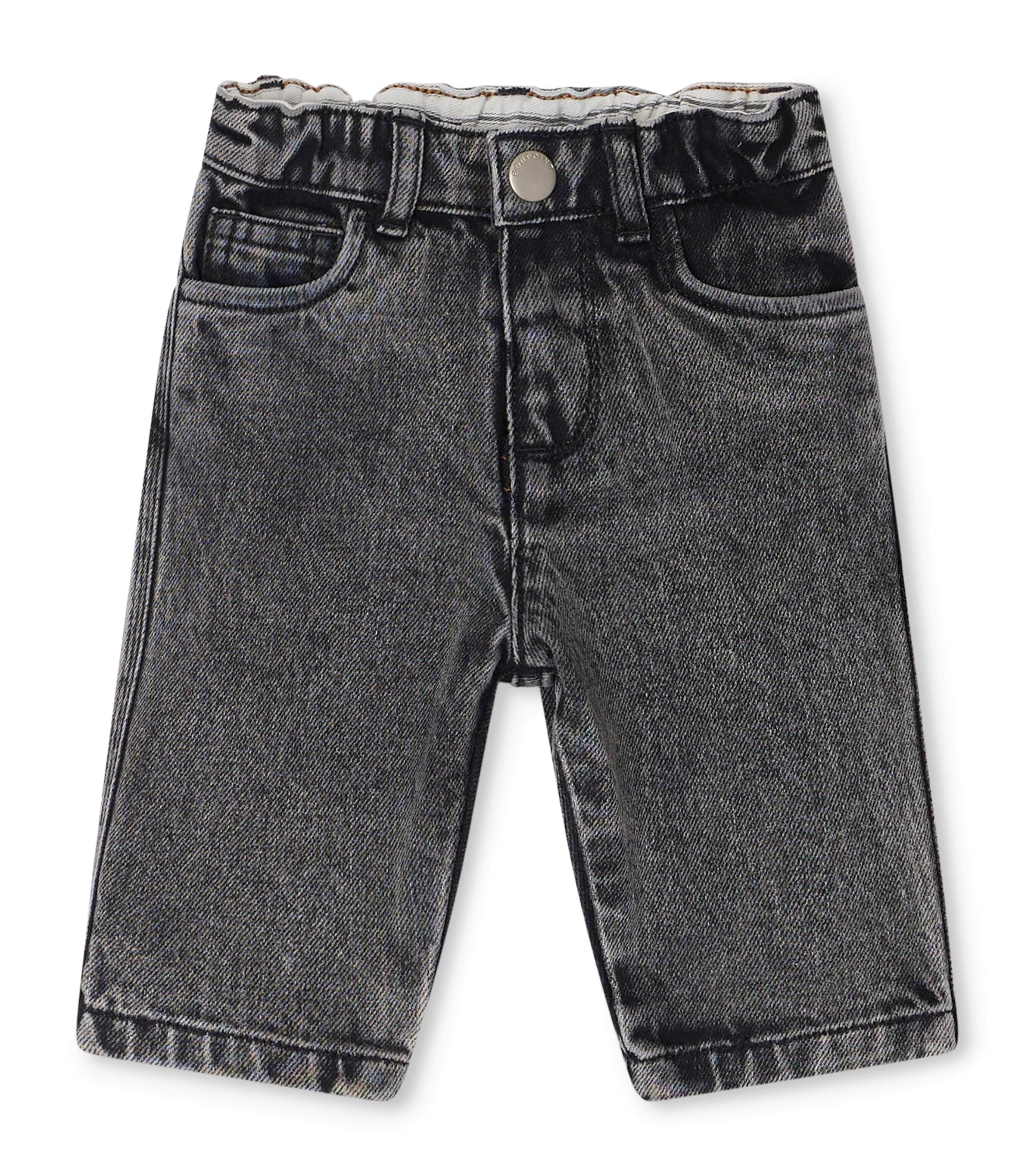 Bonpoint Jeans With Belt Loops In Black