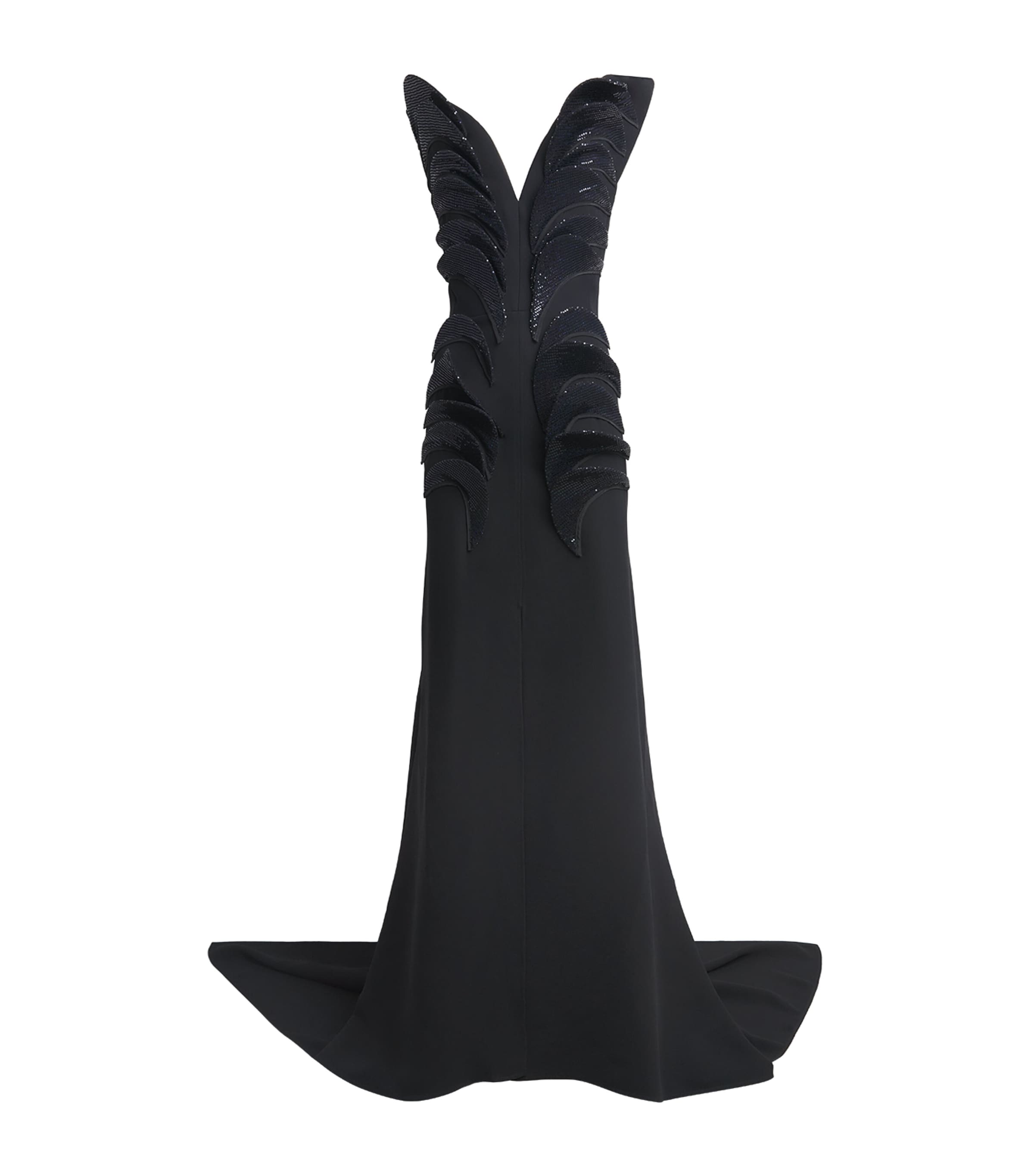 Maticevski Womens Spearhead Gown Black / Nightclub Image 1