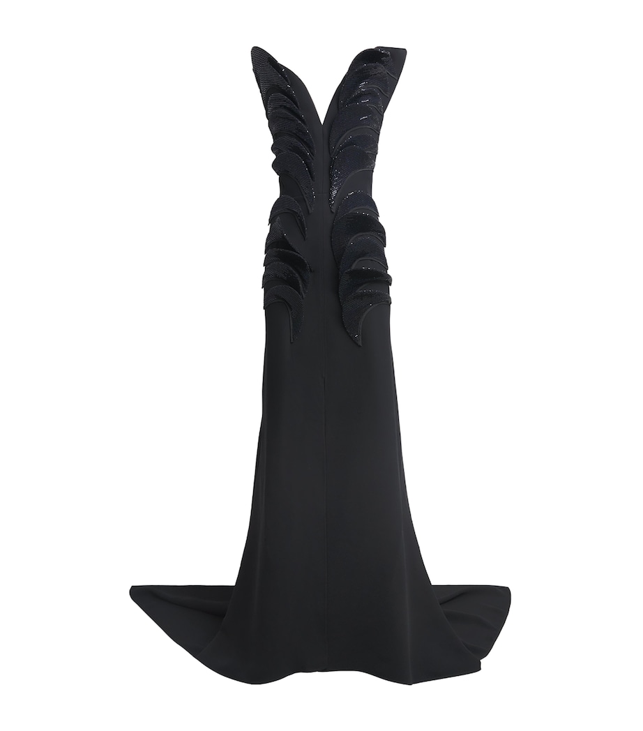 Maticevski Womens Spearhead Gown Black / Nightclub Image 1