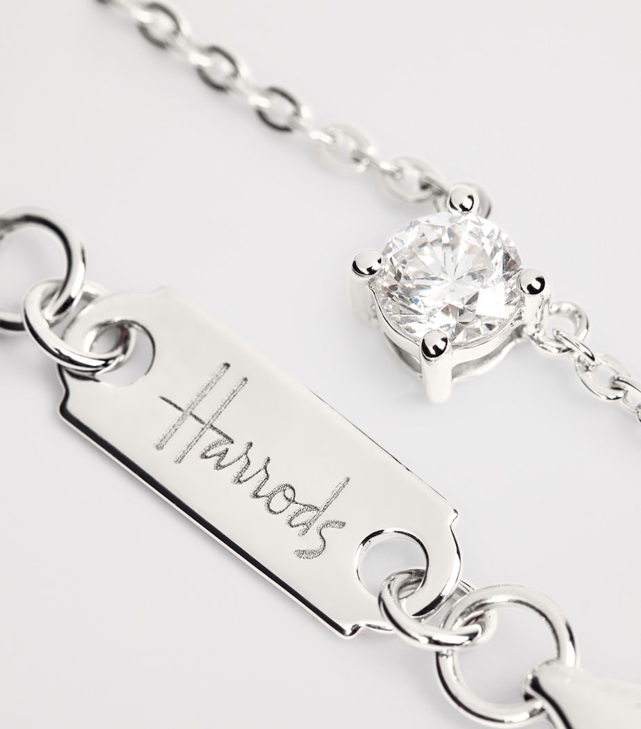 White Gold and Diamond Pendant Necklace (0.25ct) WHITE GOLD Image 5