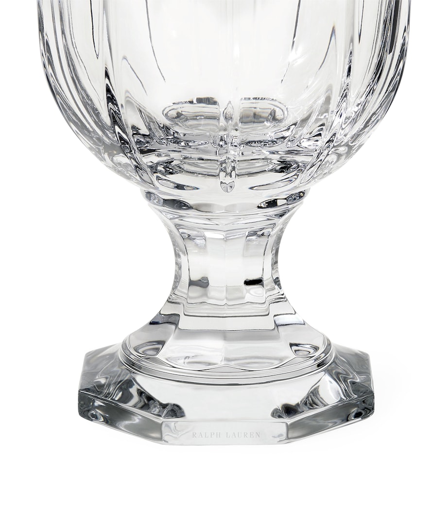 Crystal Glass Coraline Vase (27.5cm) CLEAR GLASS Image 2