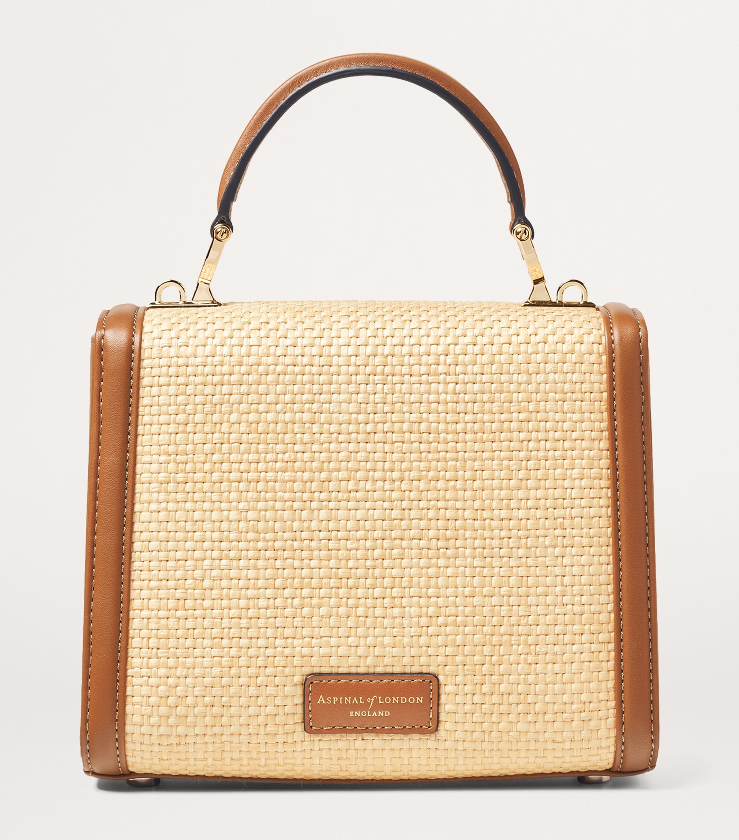 Raffia Mayfair Midi Bag NEUTRAL Image 3