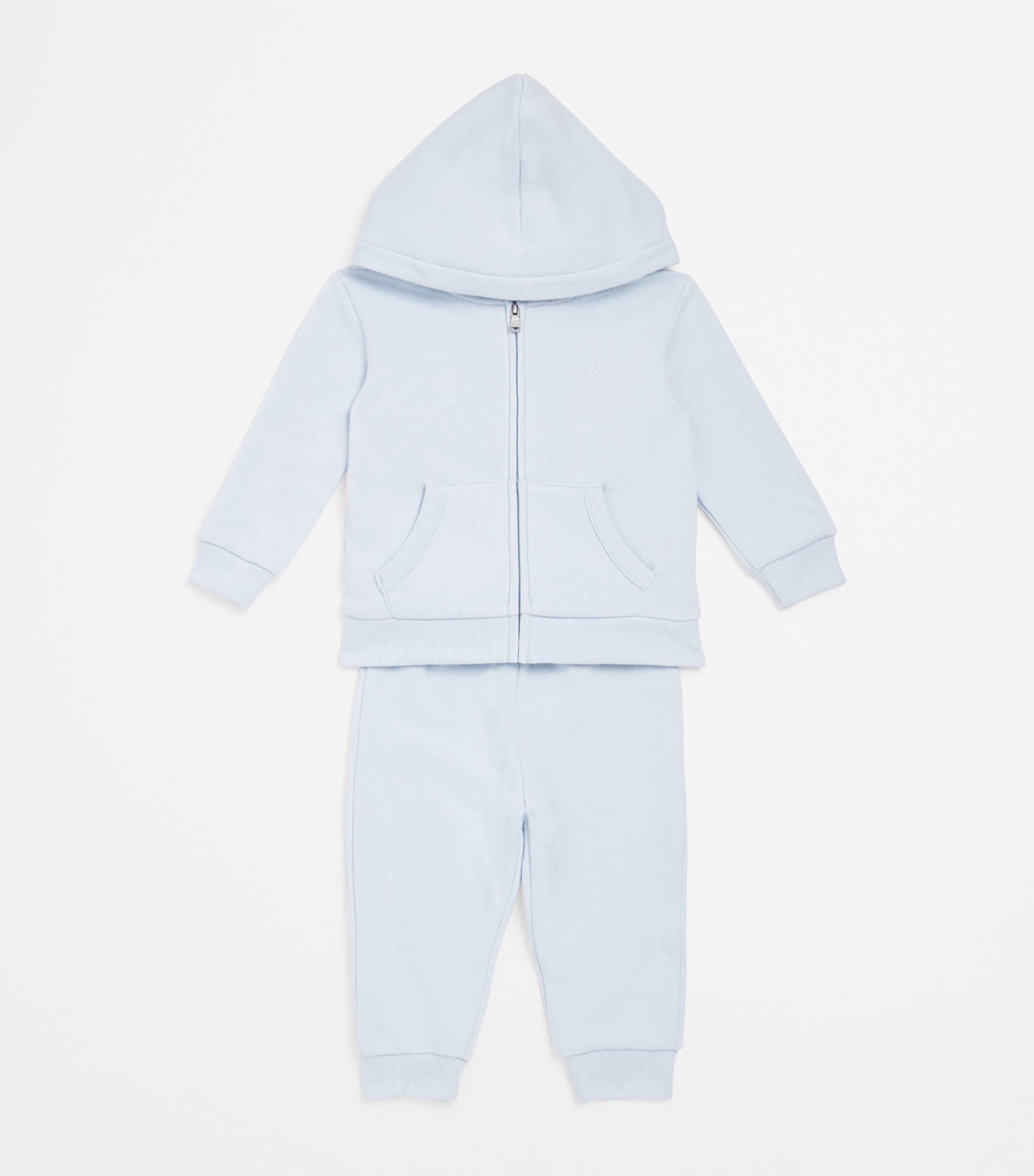 Cotton-Blend Hoodie and Sweatpants Set (3-24 Months) BERYL BLUE Image 3