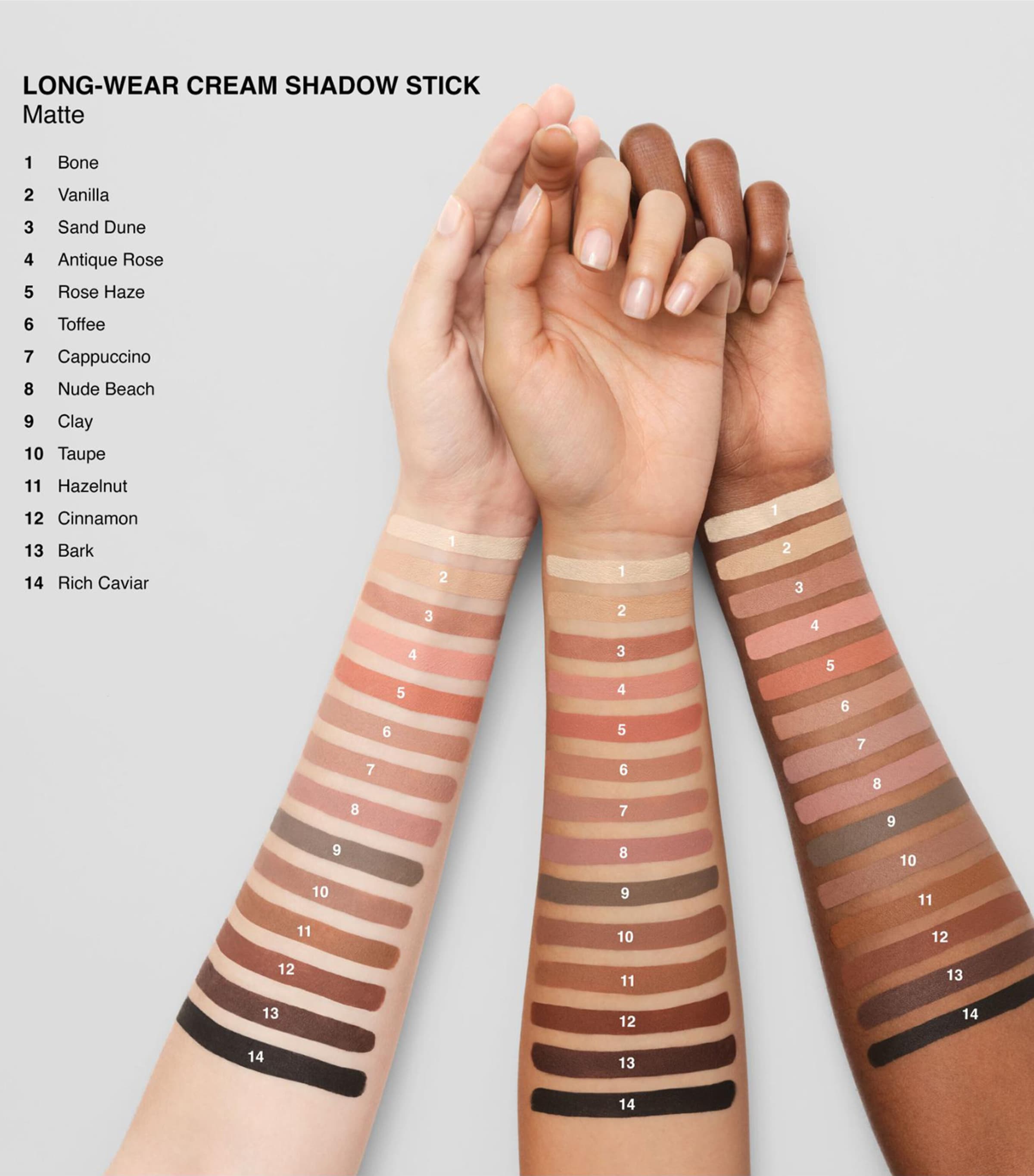 Long-Wear Cream Shadow Stick RICH CAVIAR Image 4