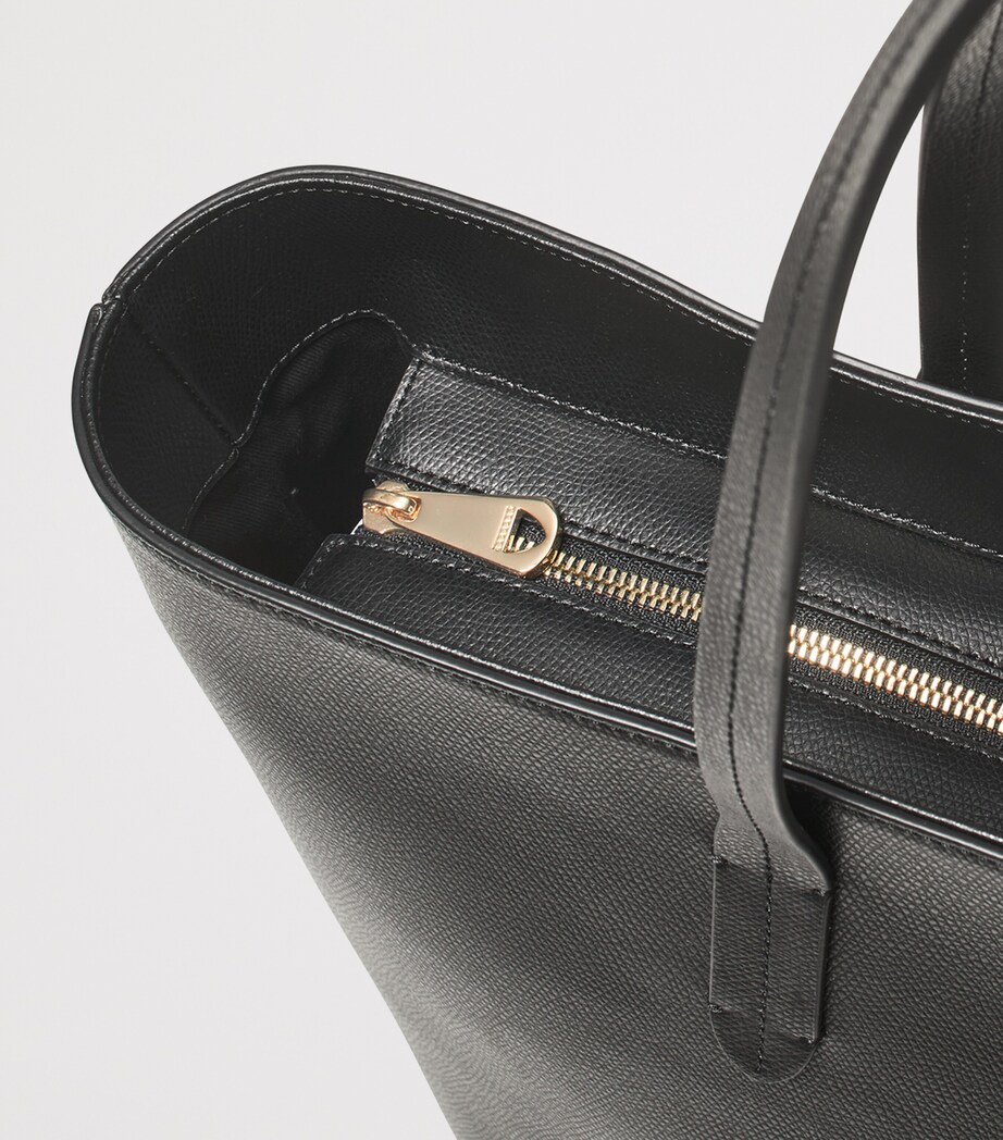 Aspinal Of London Leather East West Tote Bag Black Image 4