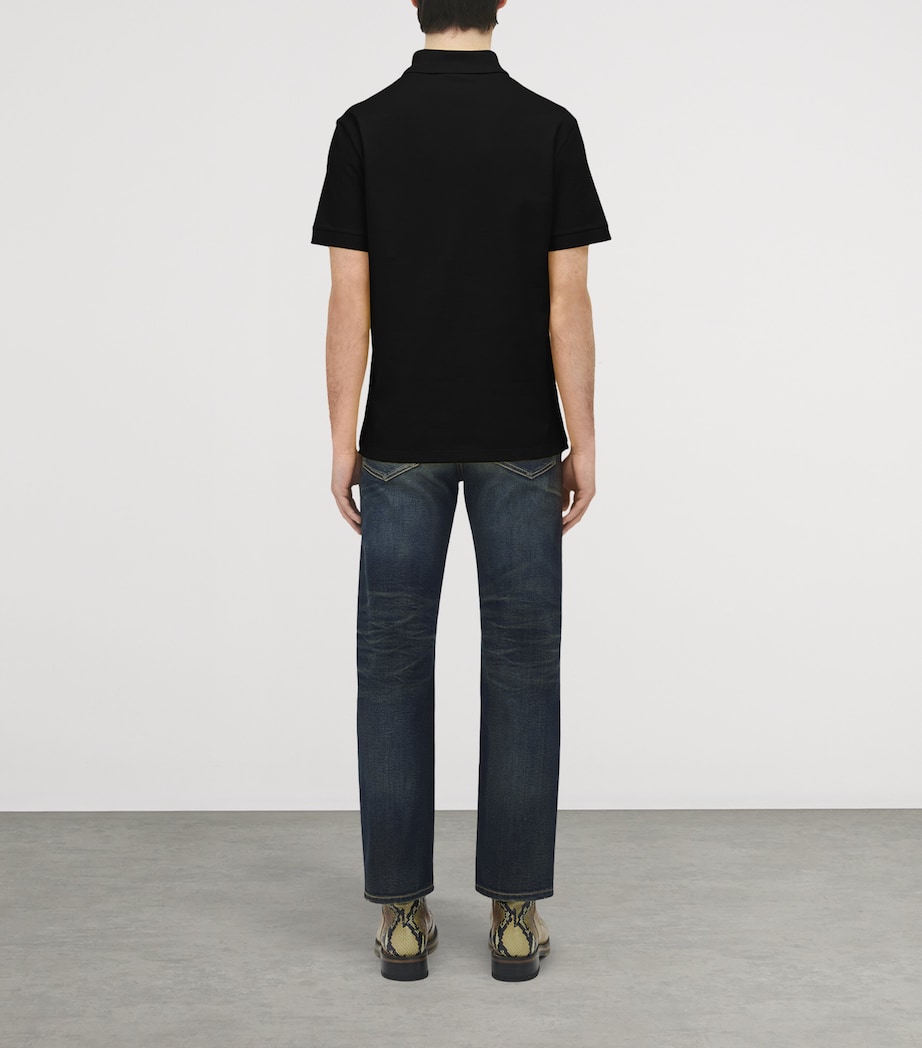 Cotton Logo Polo Shirt 1000 Image 4