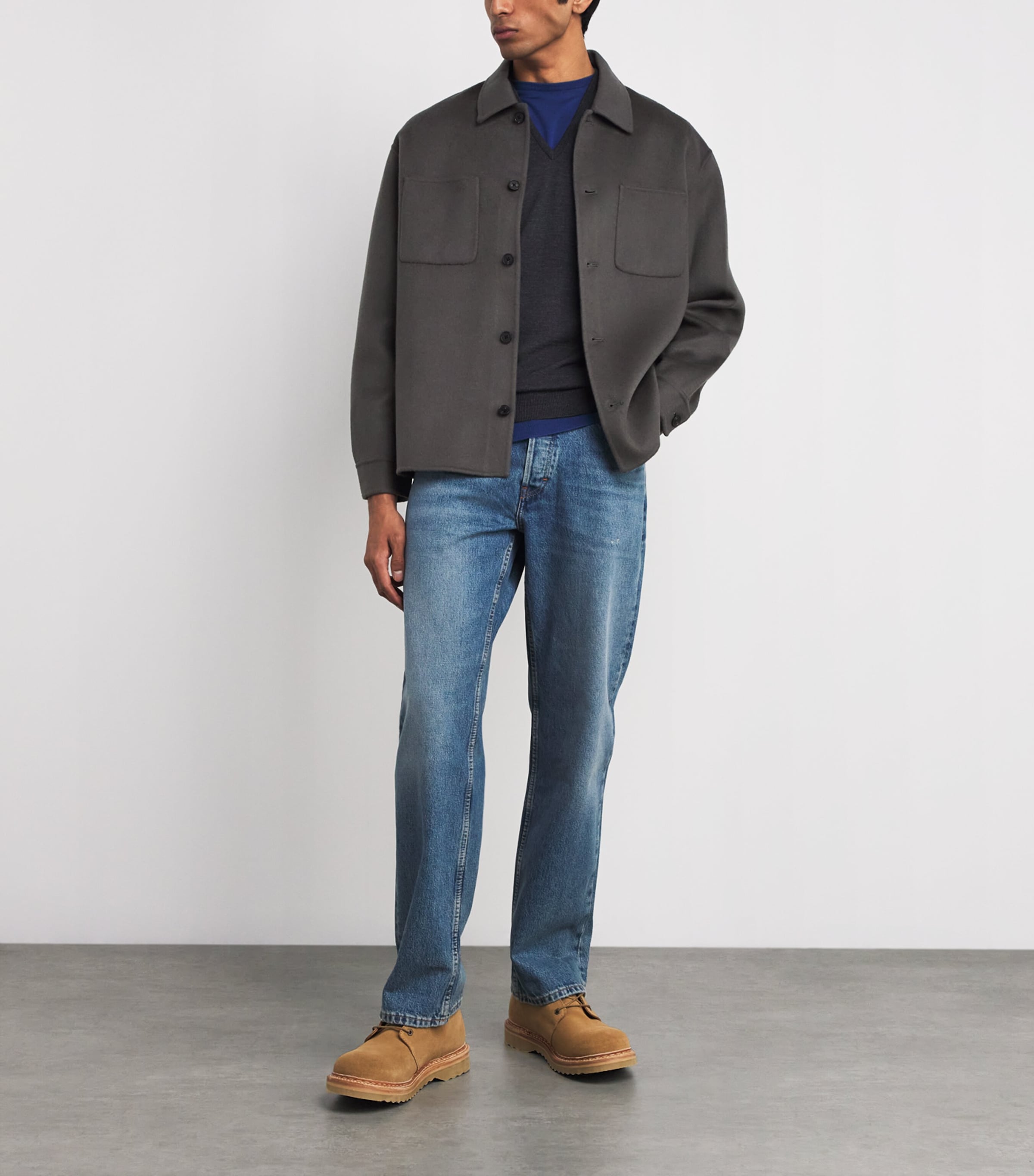 Wool Overshirt GREY Image 2