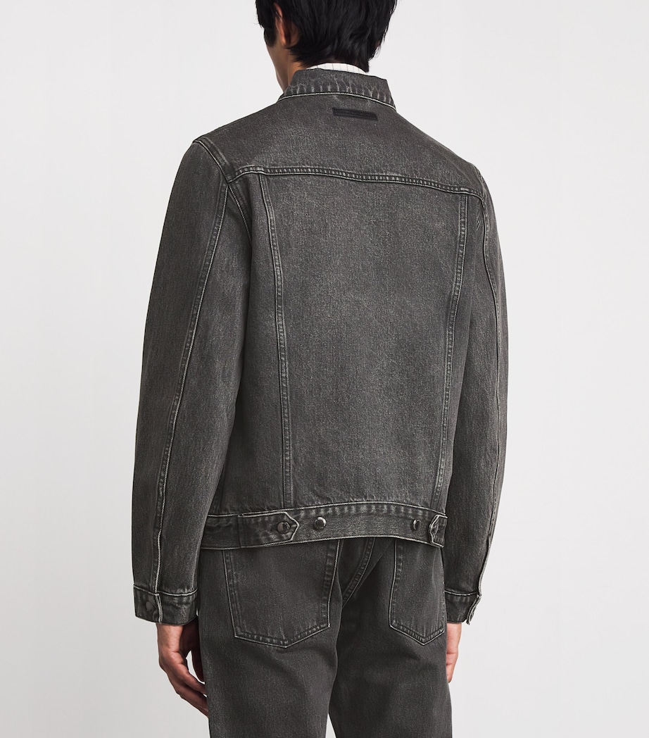 Denim Trucker Jacket BLACK Image 4