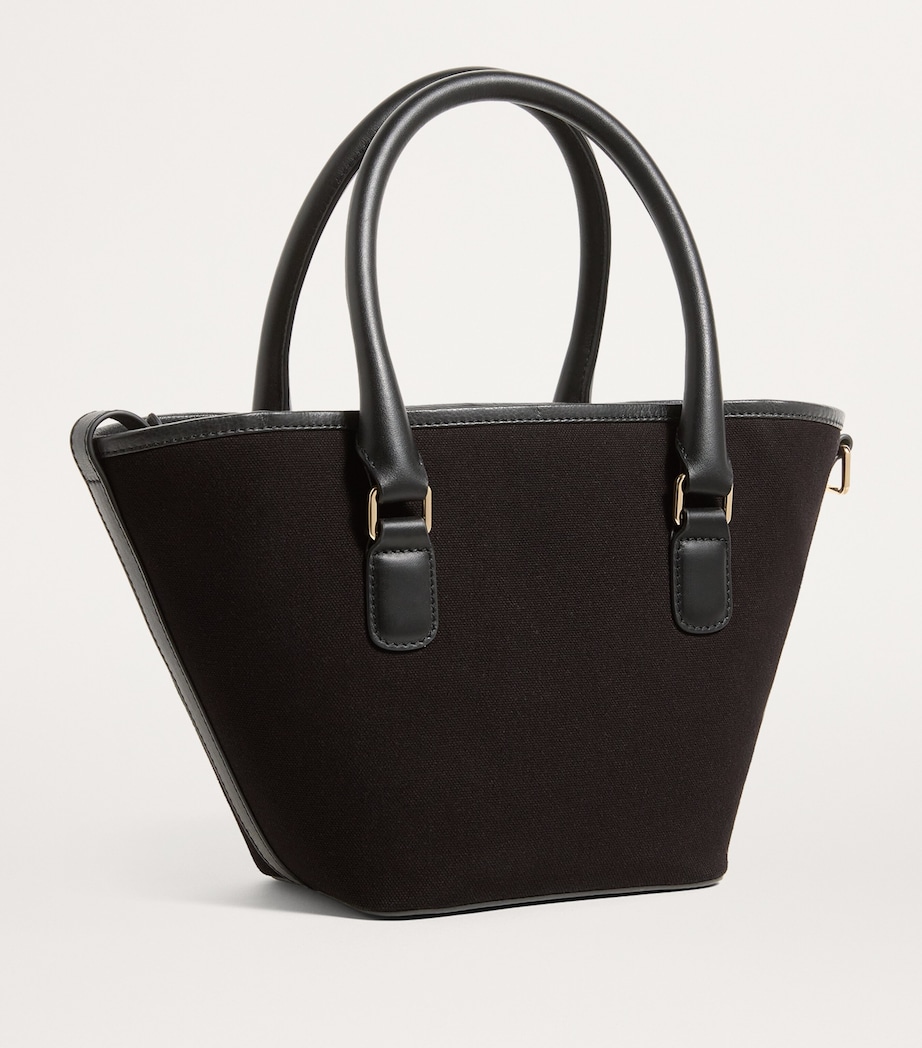 Grab Canvas Slouchy Tote Bag BLACK Image 3