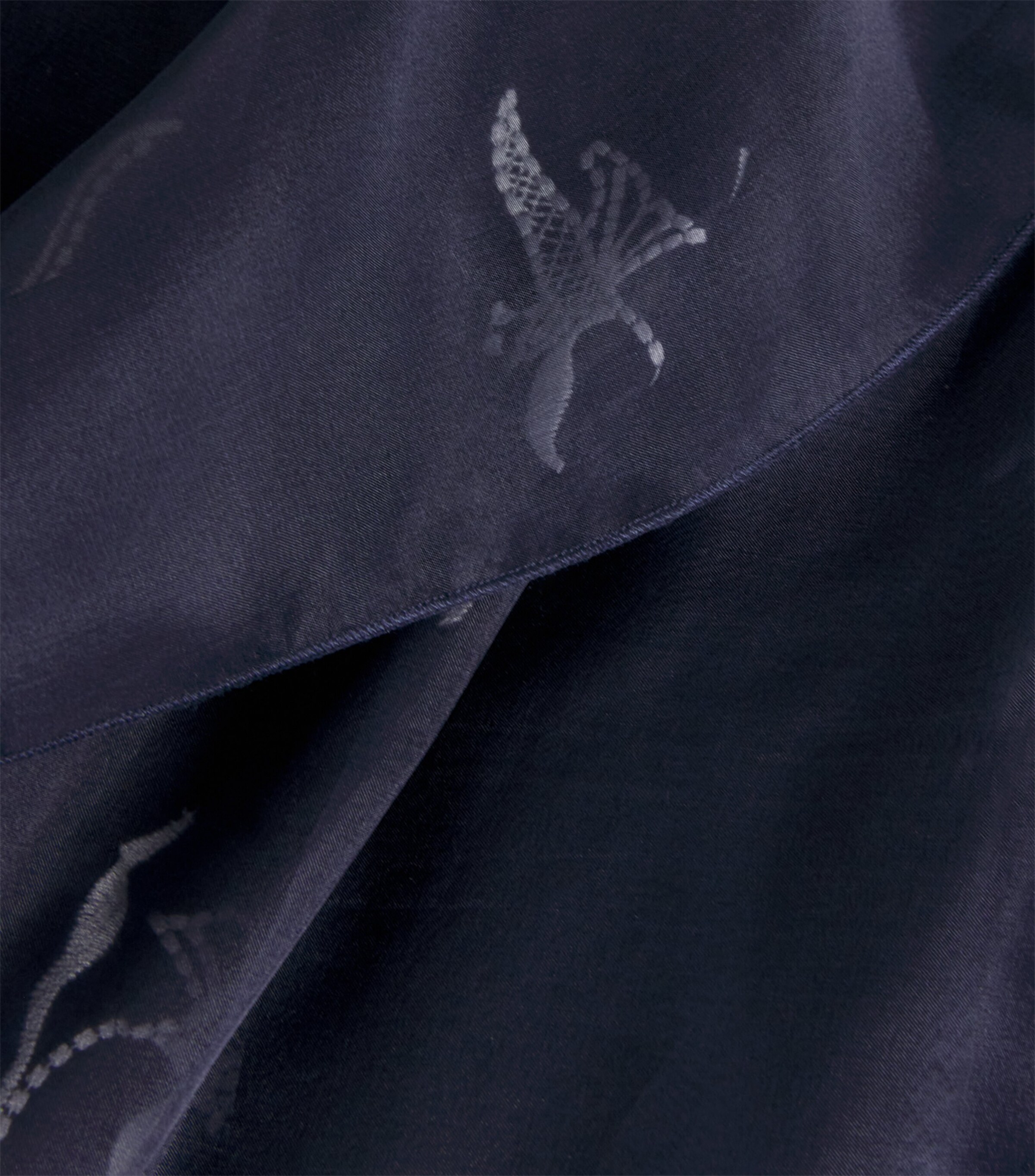 Cinq A Sept Womens Silk Embroidered Roberta Midi Dress Navy/ivory Image 5