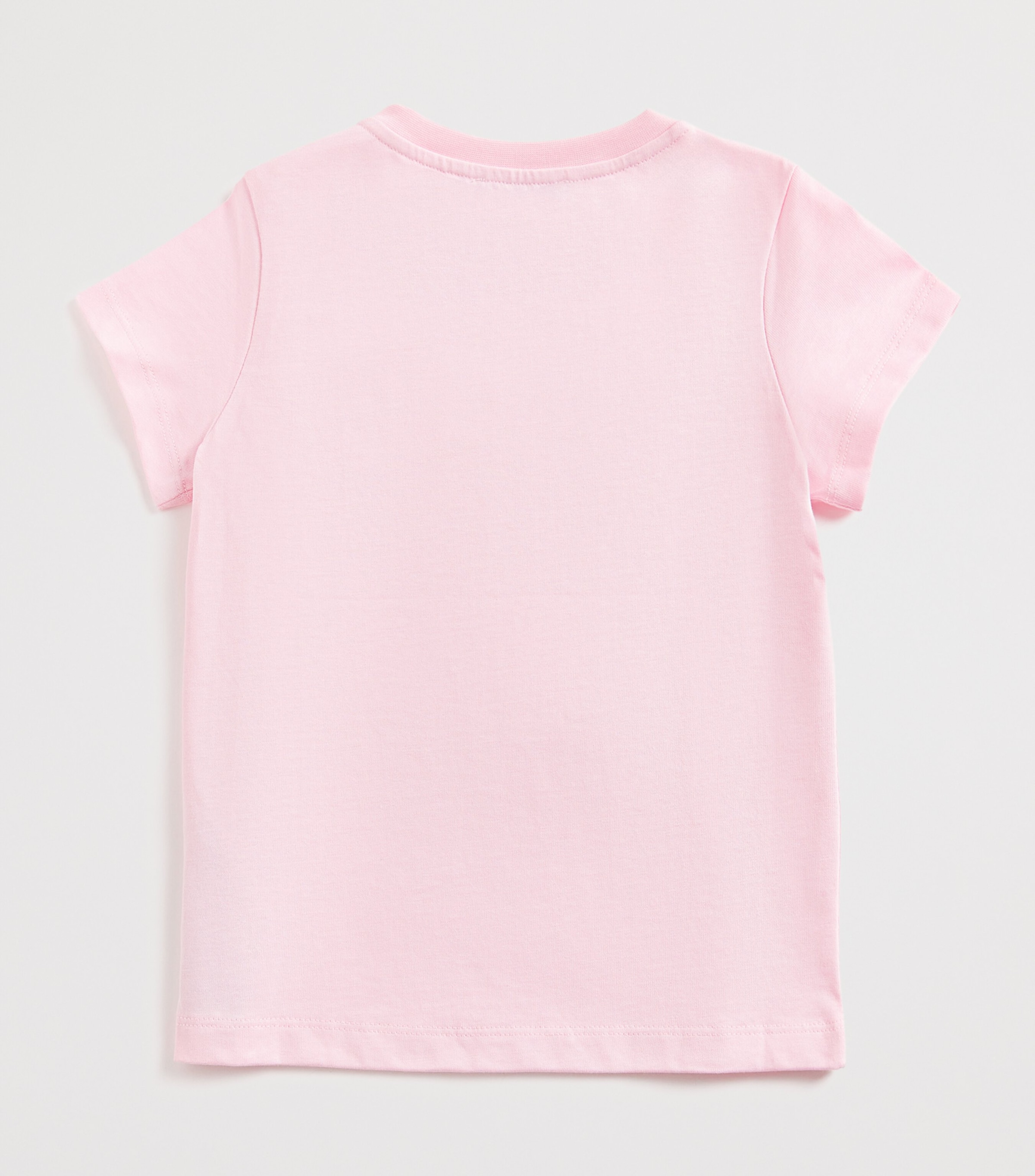 Button-Detail T-Shirt (4-14 Years) 51EOR ROSA/ORO Image 2