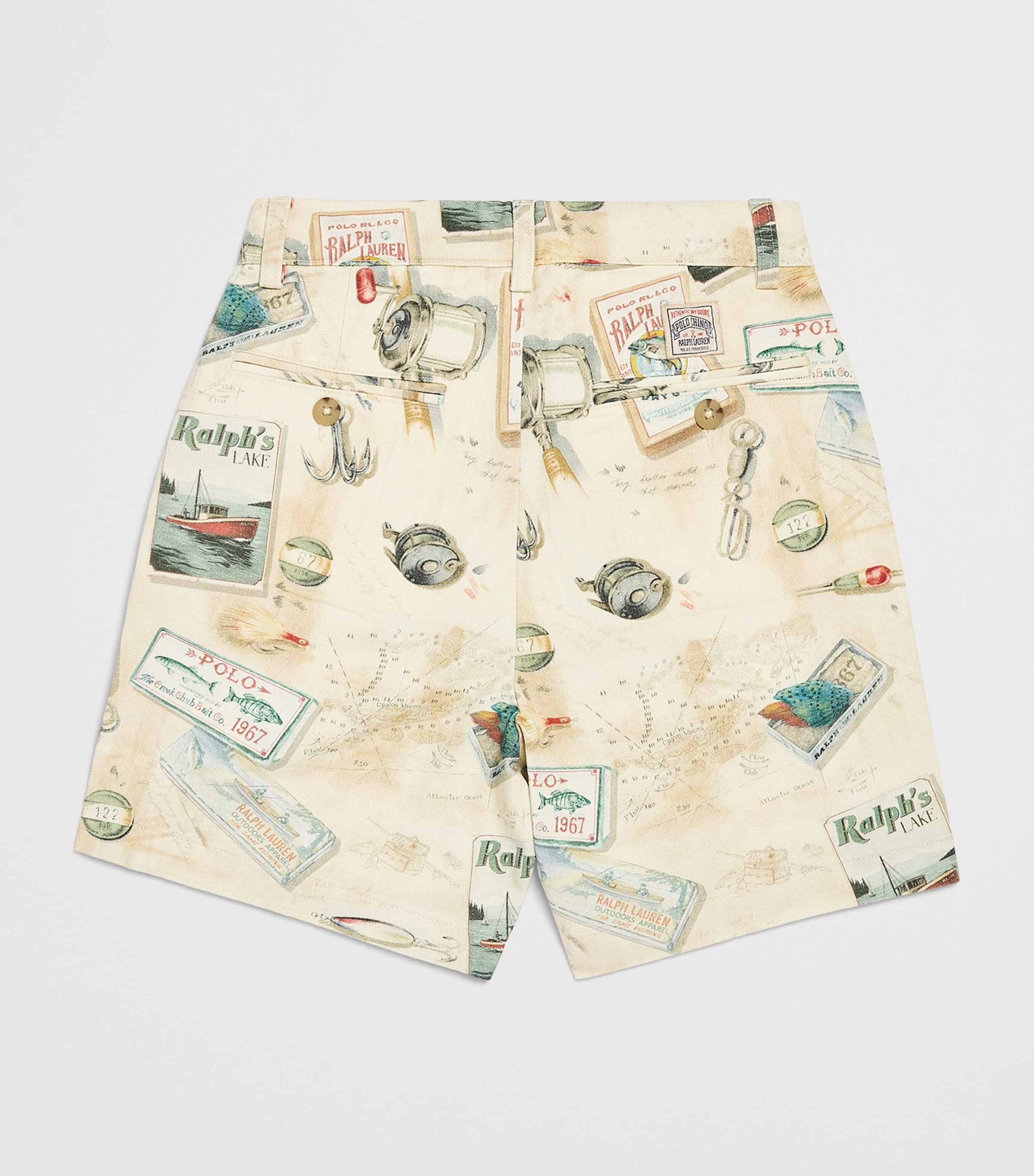 Ralph Lauren Kids Printed Whitman Chino Shorts (6-14 Years) — foto 2