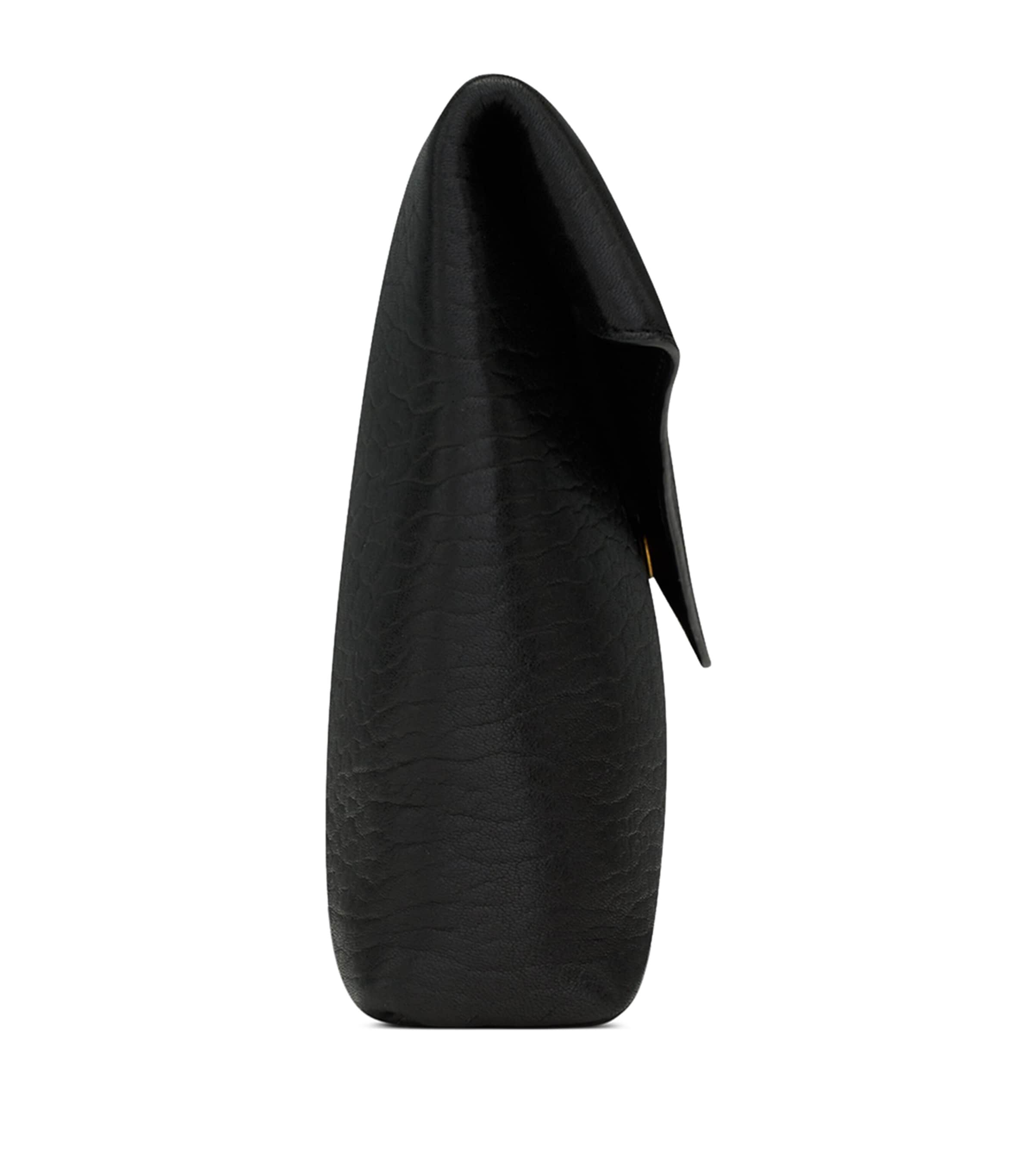 Saint Laurent Leather Cassandre Envelope Pouch Image 3