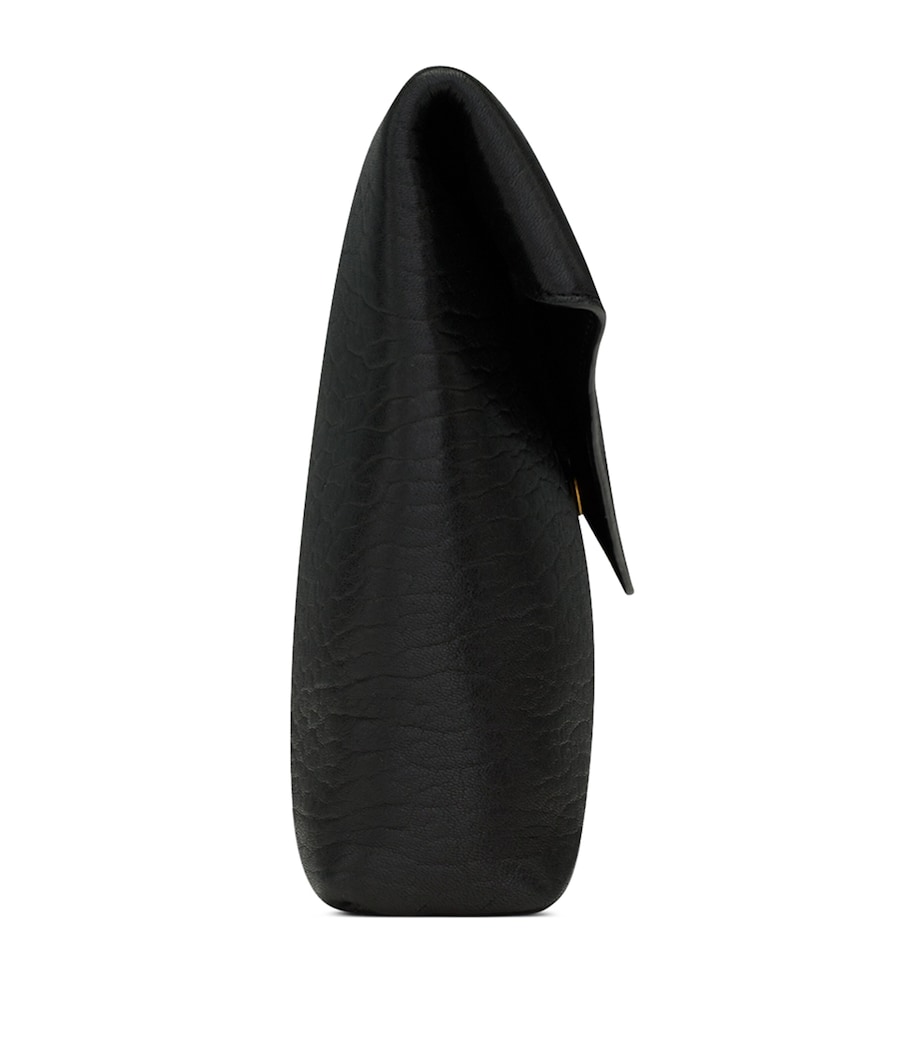 Saint Laurent Leather Cassandre Envelope Pouch Image 3