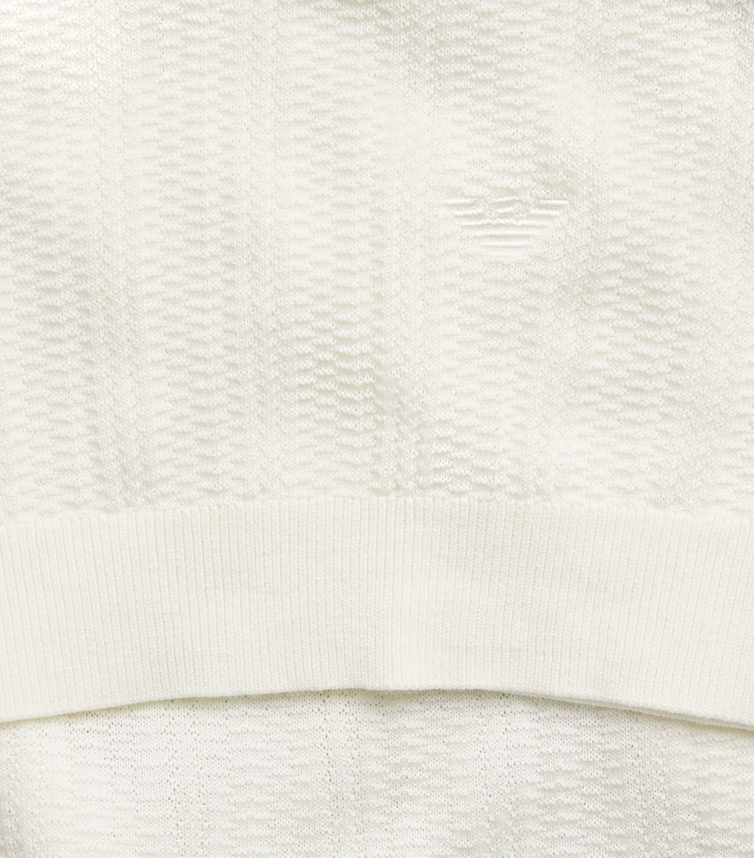Emporio Armani Mens Cotton Quarter-Zip Polo T-Shirt Image 6