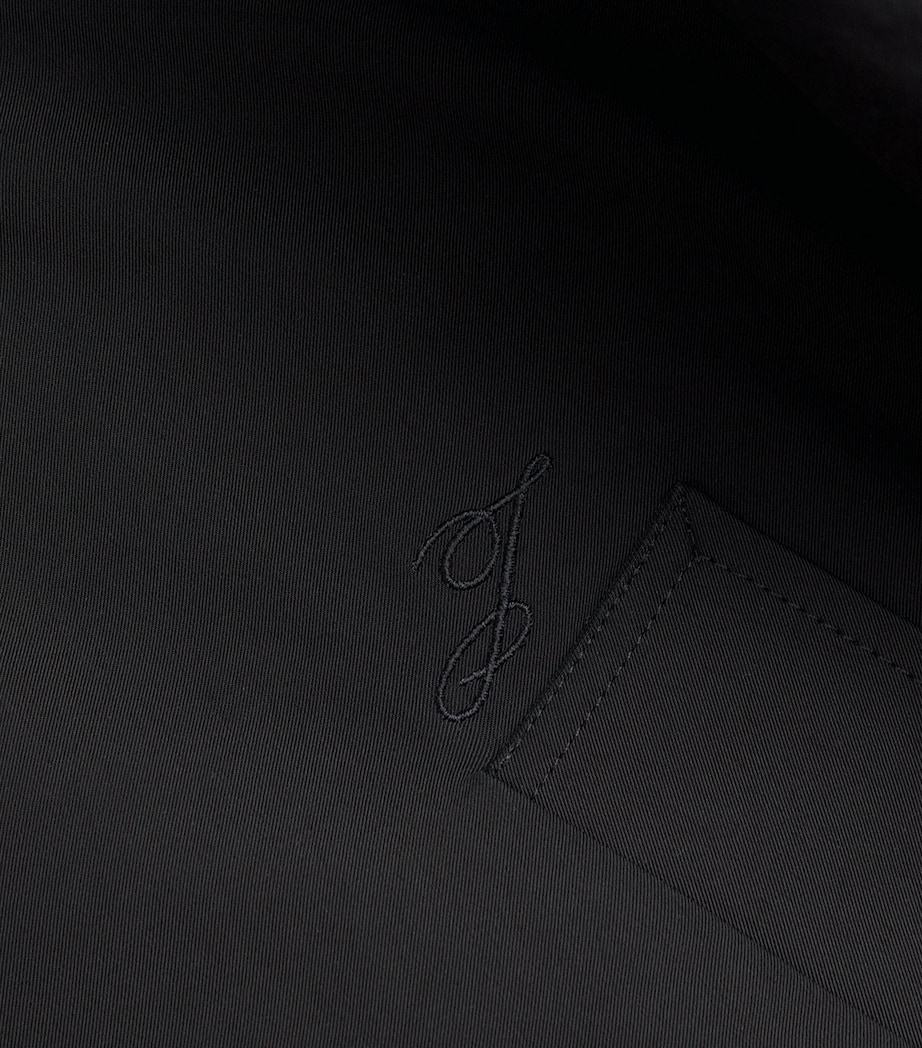 Curved Bomber Jacket 990-BLACK Image 5