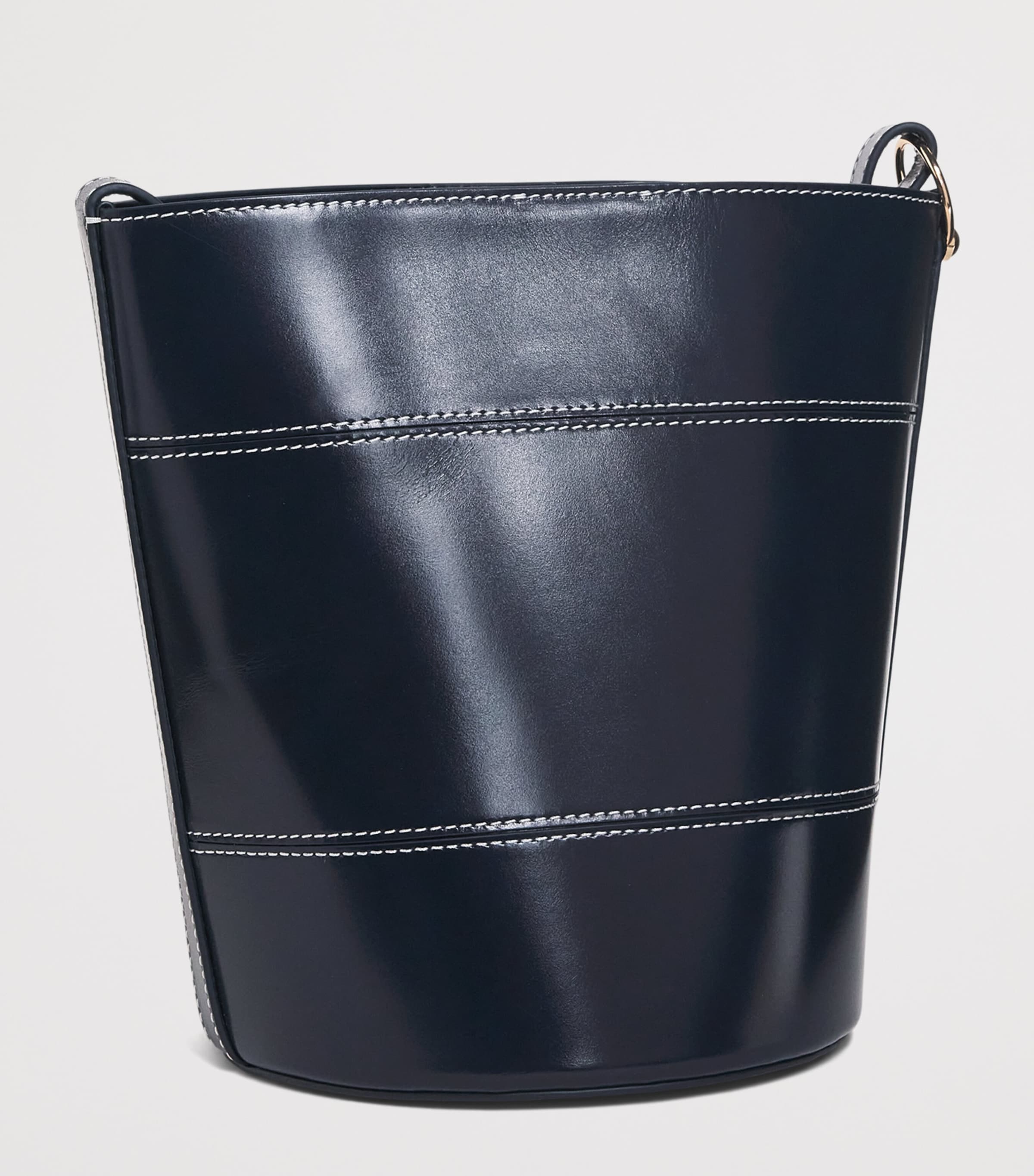 Calfskin Bucket Bag NAVY Image 3